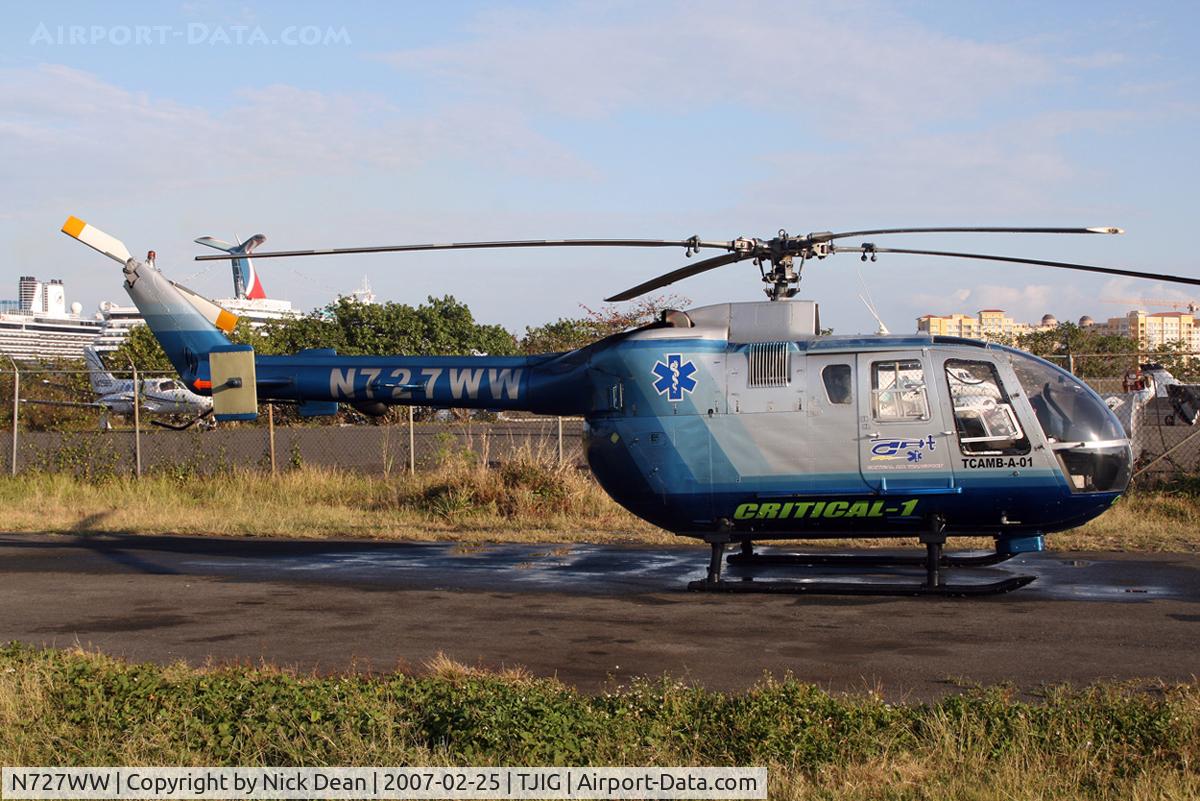 N727WW, 1991 MBB Bo-105LS A-3 C/N 2037, /