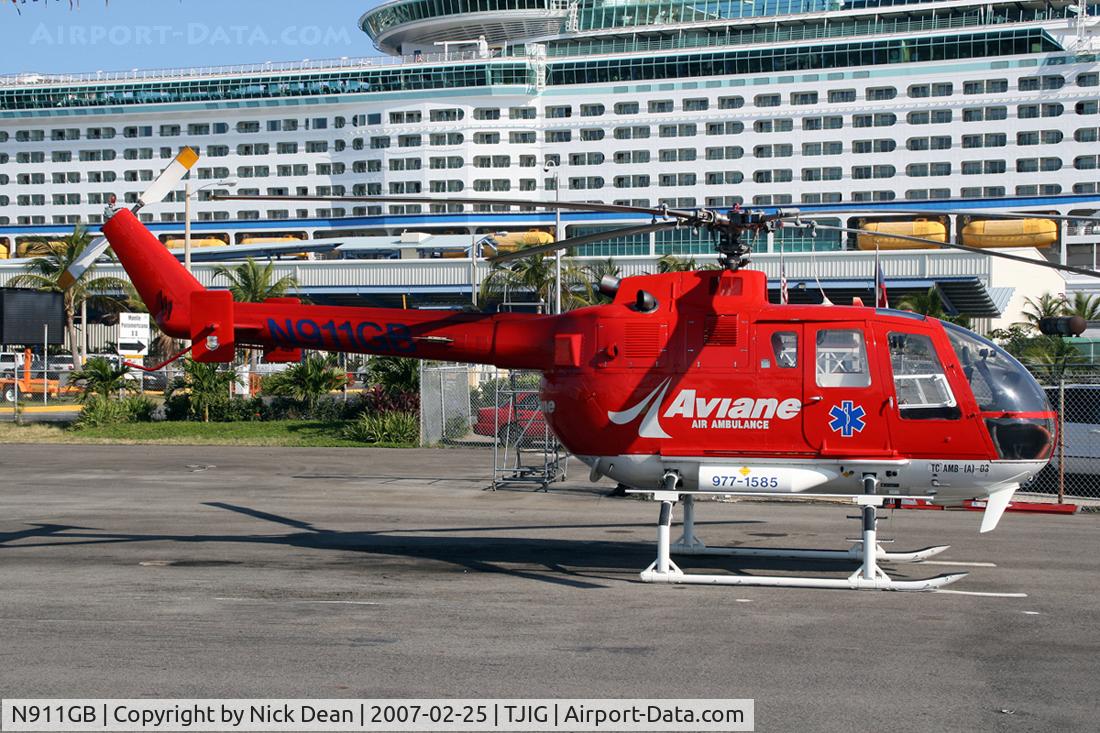 N911GB, 1985 MBB Bo-105CBS C/N S-694, /