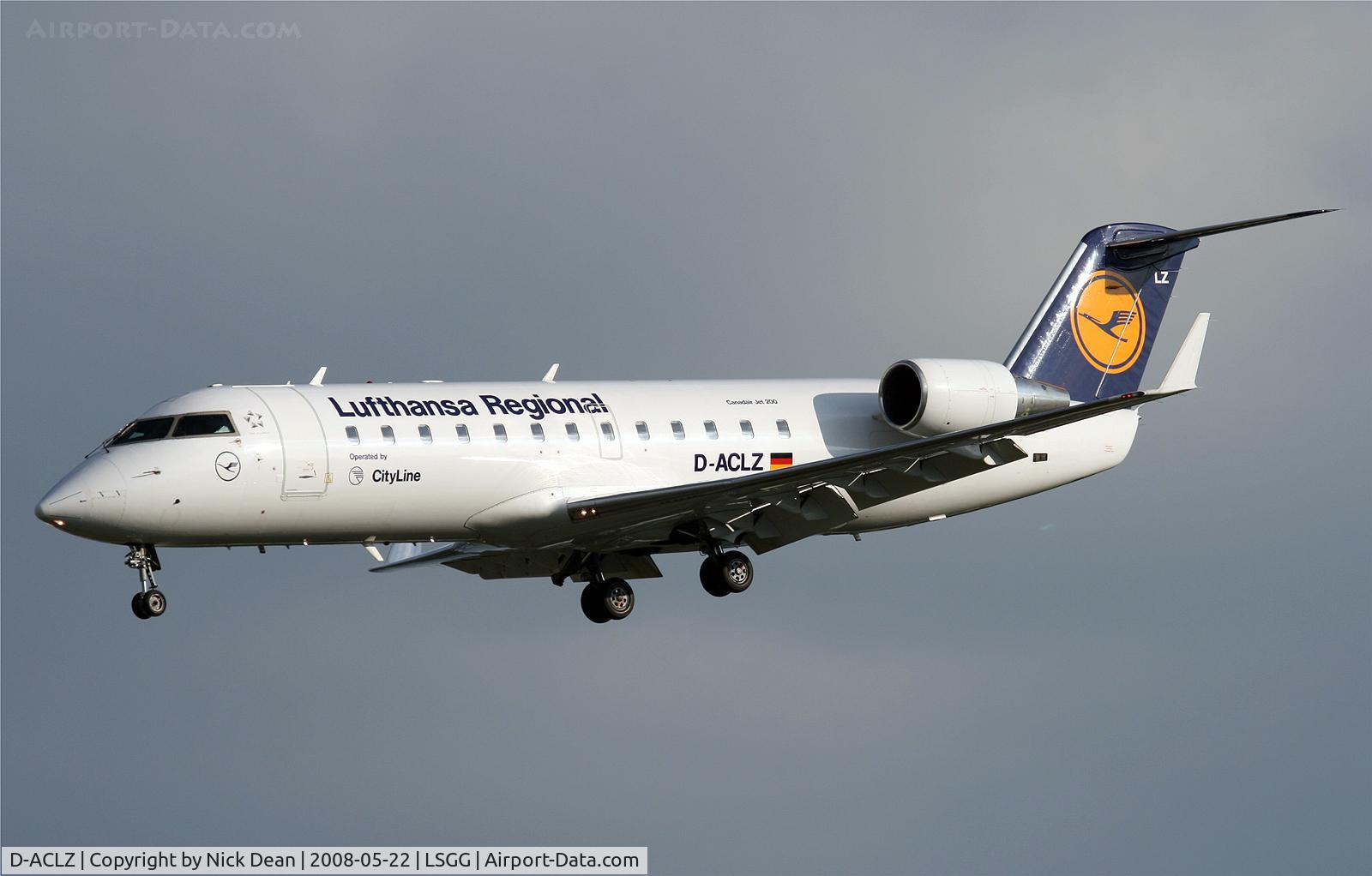 D-ACLZ, 1996 Canadair CRJ-200LR (CL-600-2B19) C/N 7121, /