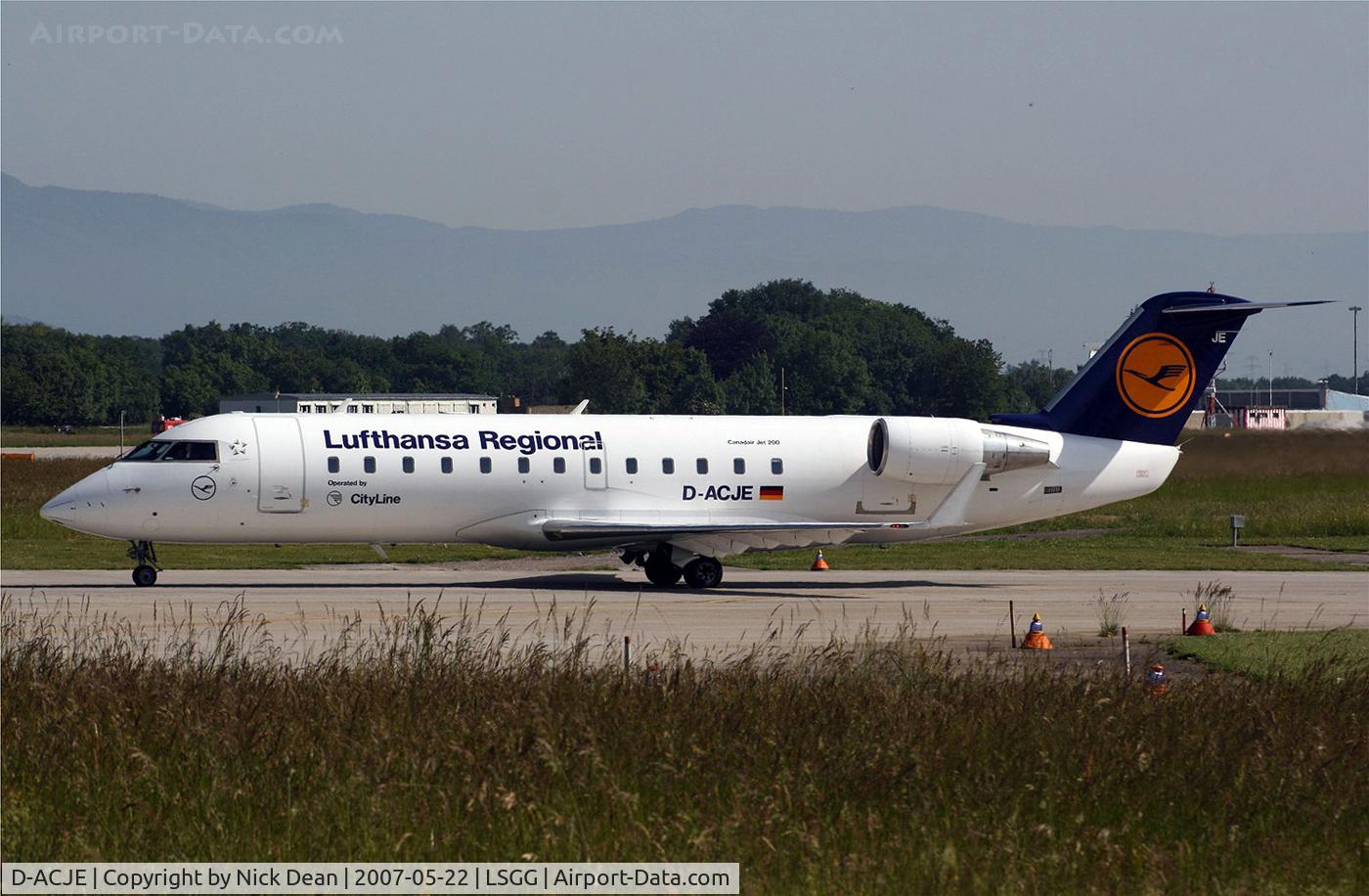 D-ACJE, 1996 Canadair CRJ-100LR (CL-600-2B19) C/N 7165, /