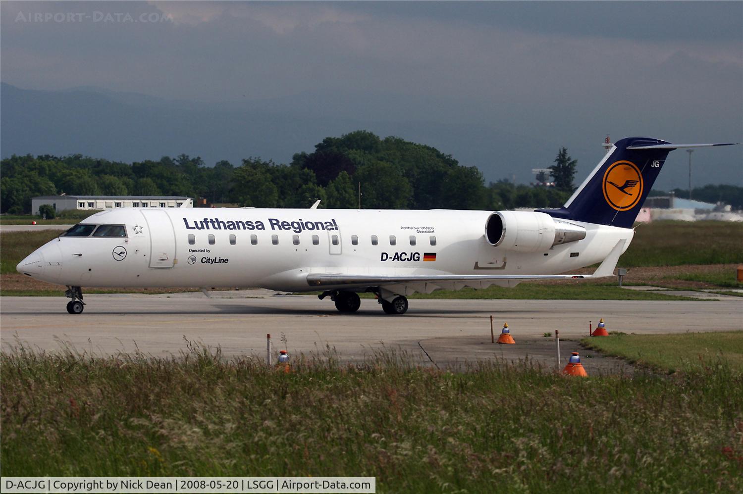 D-ACJG, 1996 Canadair CRJ-100LR (CL-600-2B19) C/N 7220, /