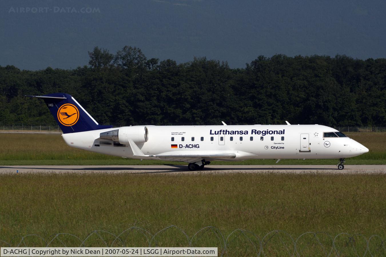 D-ACHG, 2000 Bombardier CRJ-200ER (CL-600-2B19) C/N 7439, /