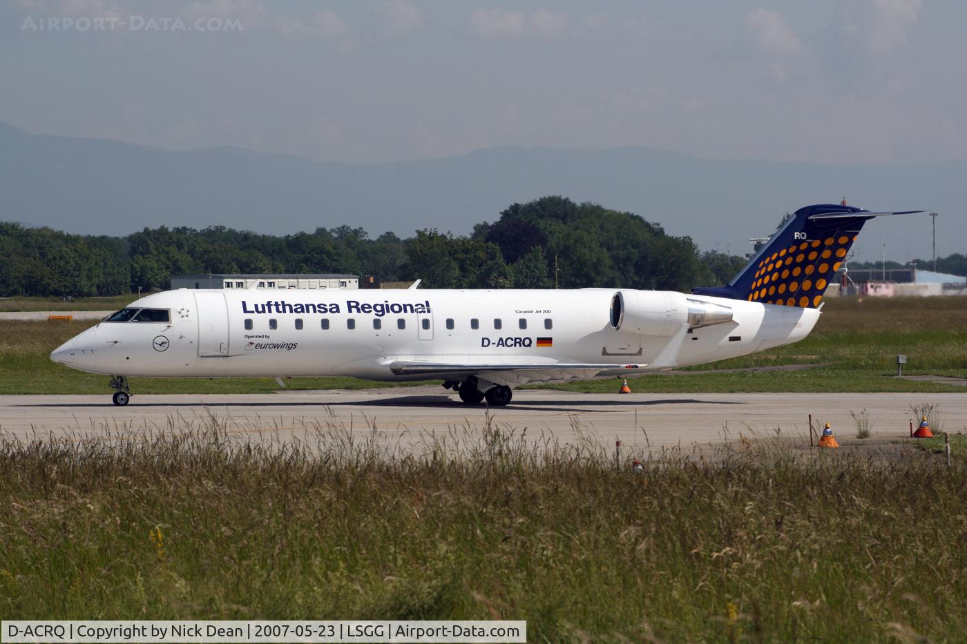 D-ACRQ, 2002 Canadair CRJ-200LR (CL-600-2B19) C/N 7629, /