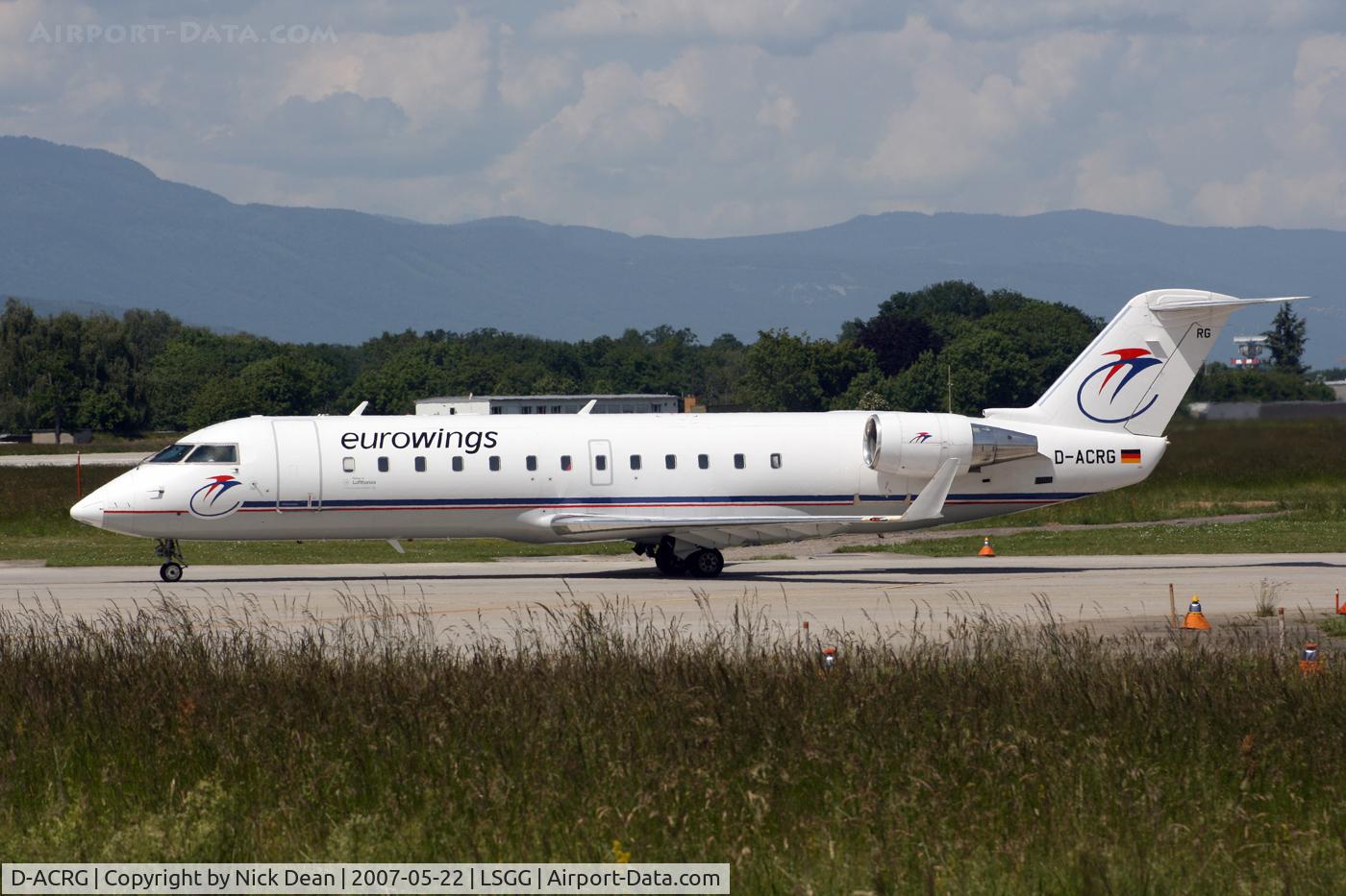 D-ACRG, 2002 Bombardier CRJ-200ER (CL-600-2B19) C/N 7630, /