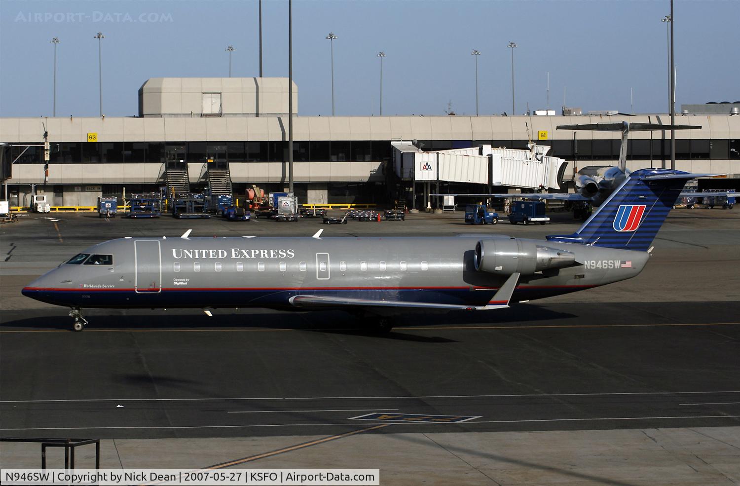N946SW, 2003 Bombardier CRJ-200LR (CL-600-2B19) C/N 7776, /