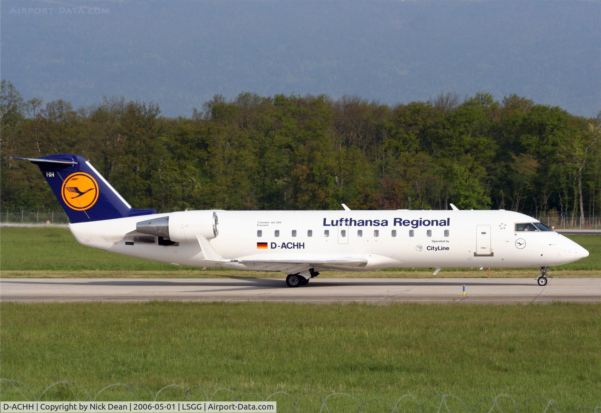 D-ACHH, 2000 Bombardier CRJ-200LR (CL-600-2B19) C/N 7449, /