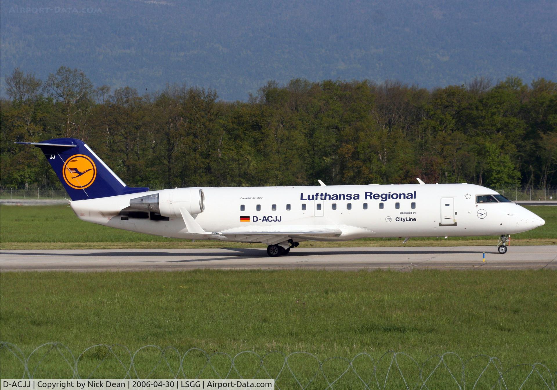 D-ACJJ, 1998 Canadair CRJ-100LR (CL-600-2B19) C/N 7298, /