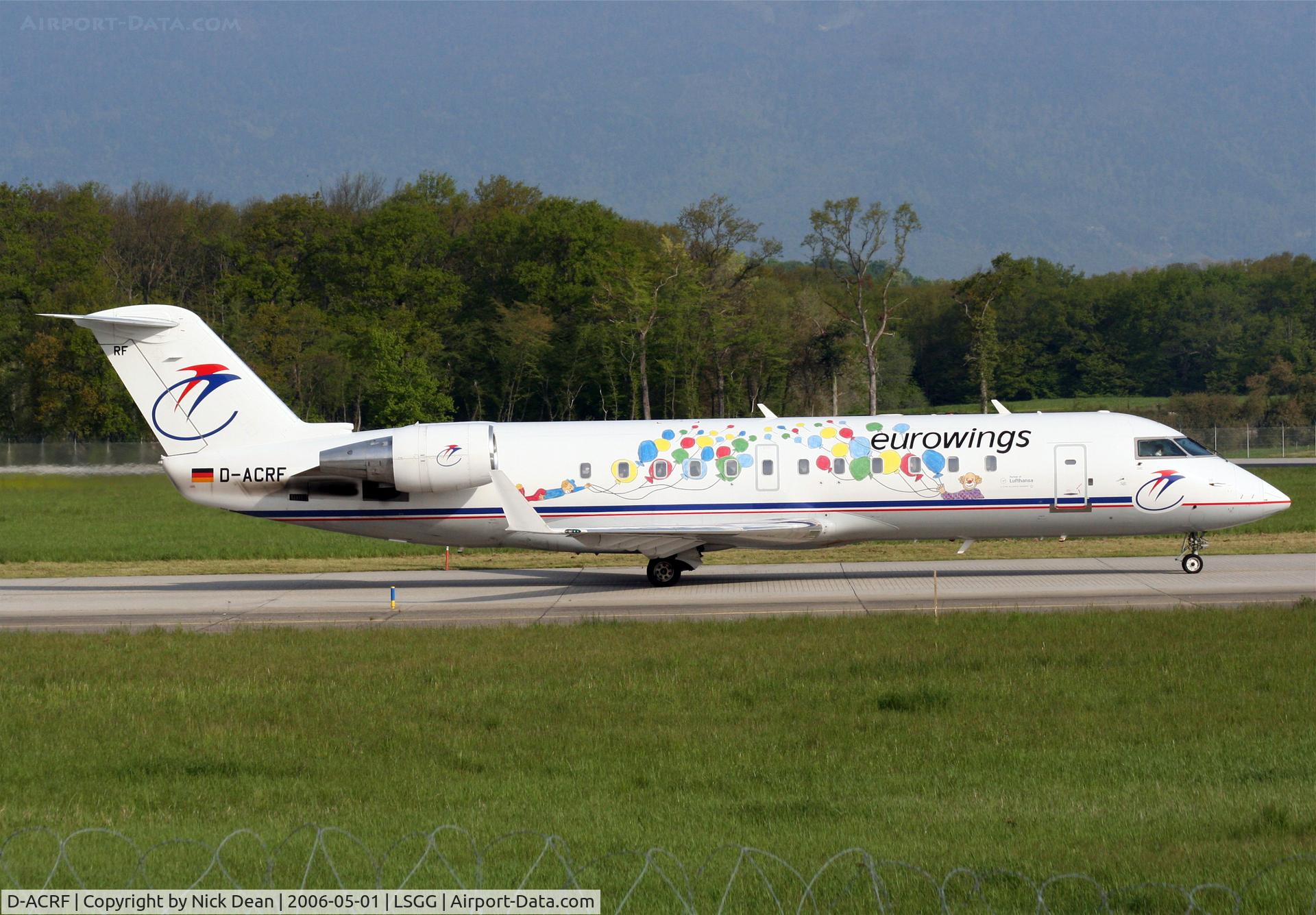 D-ACRF, 2002 Bombardier CRJ-200ER (CL-600-2B19) C/N 7619, /