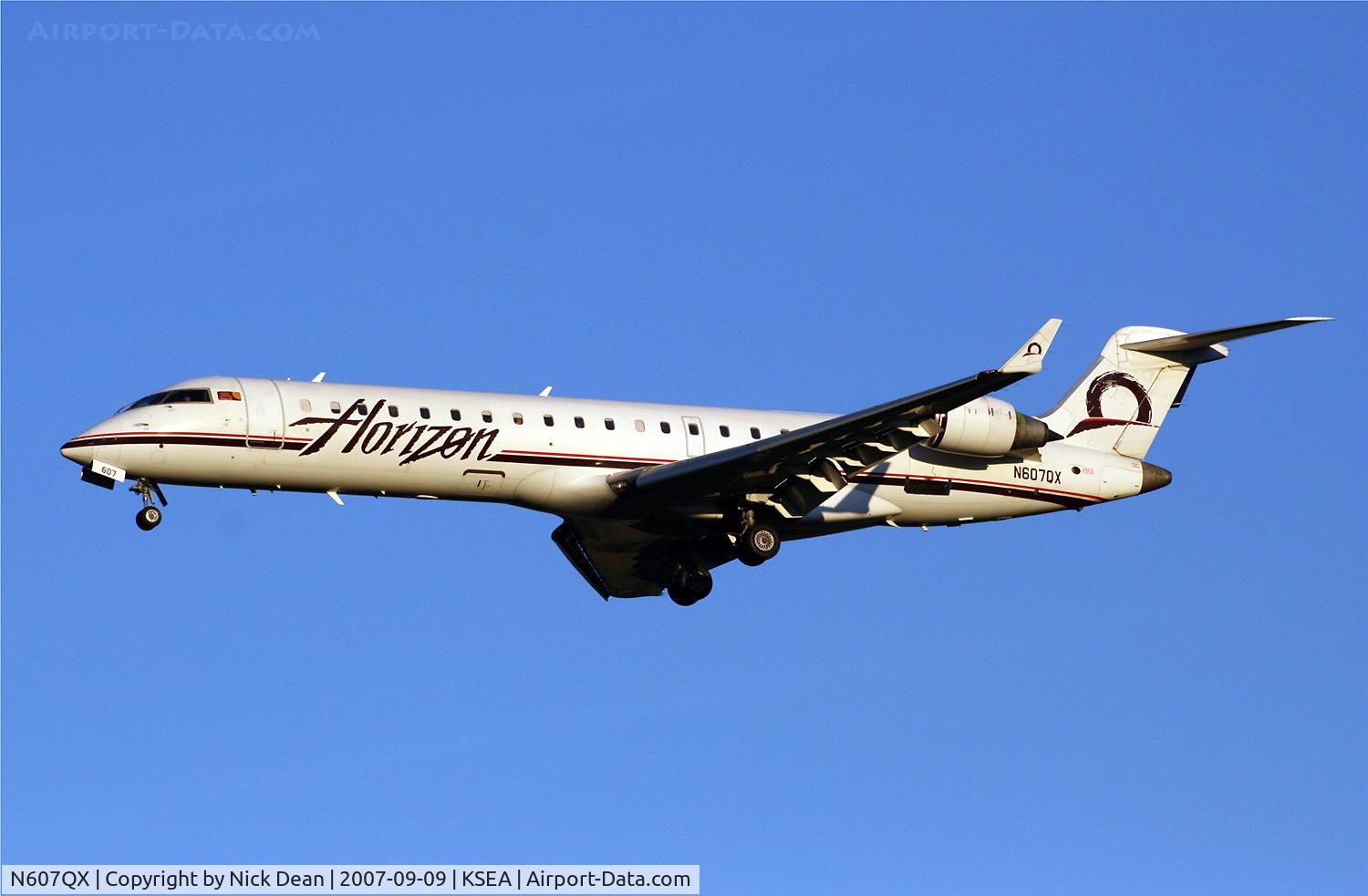 N607QX, 2001 Bombardier CRJ-701 (CL-600-2C10) Regional Jet C/N 10024, /