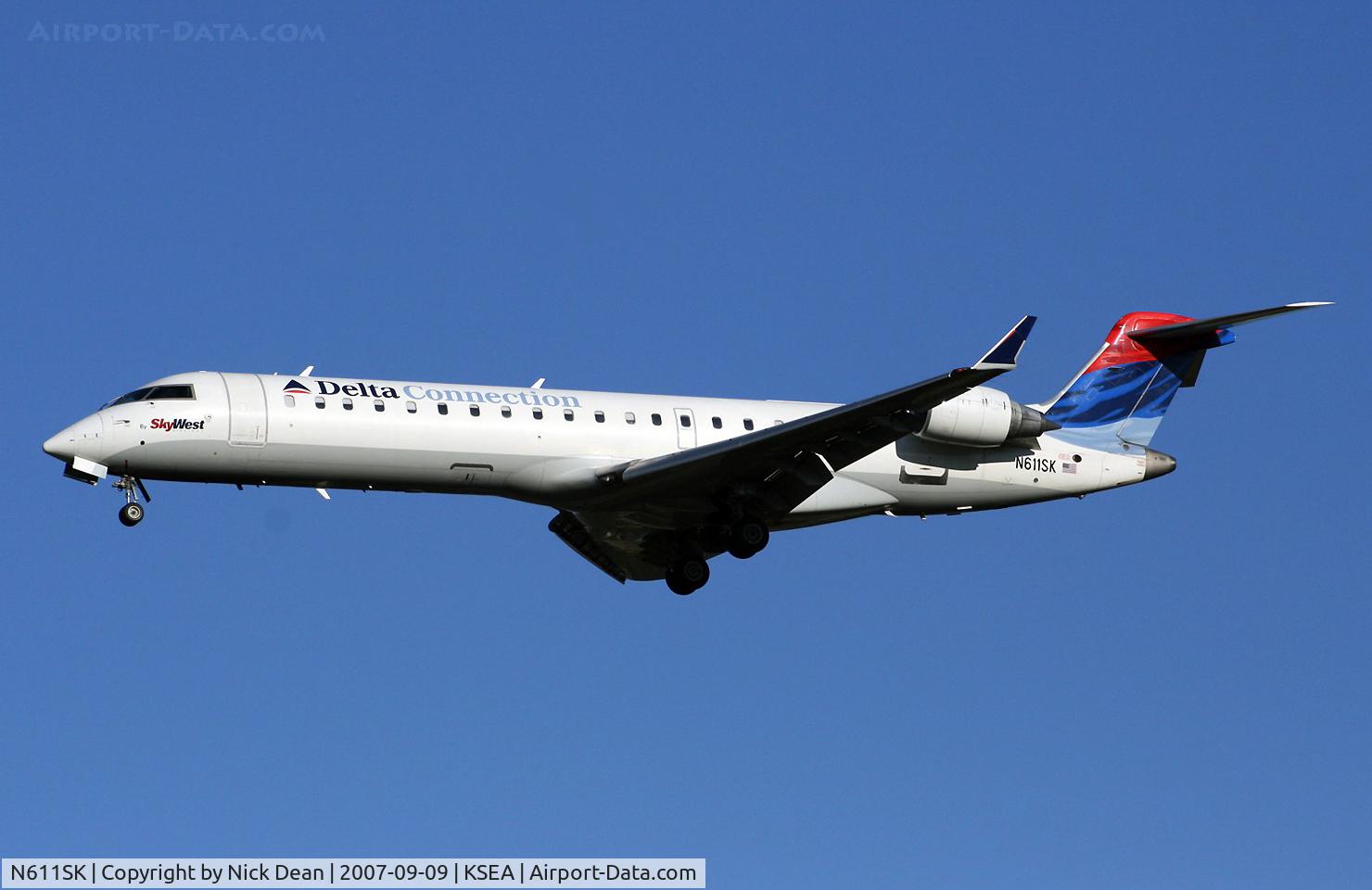 N611SK, 2002 Bombardier CRJ-701 (CL-600-2C10) Regional Jet C/N 10035, /