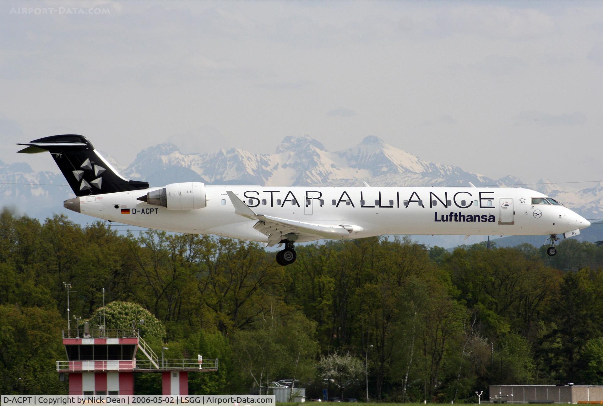 D-ACPT, 2003 Canadair CRJ-701ER (CL-600-2C10) Regional Jet C/N 10103, LSGG