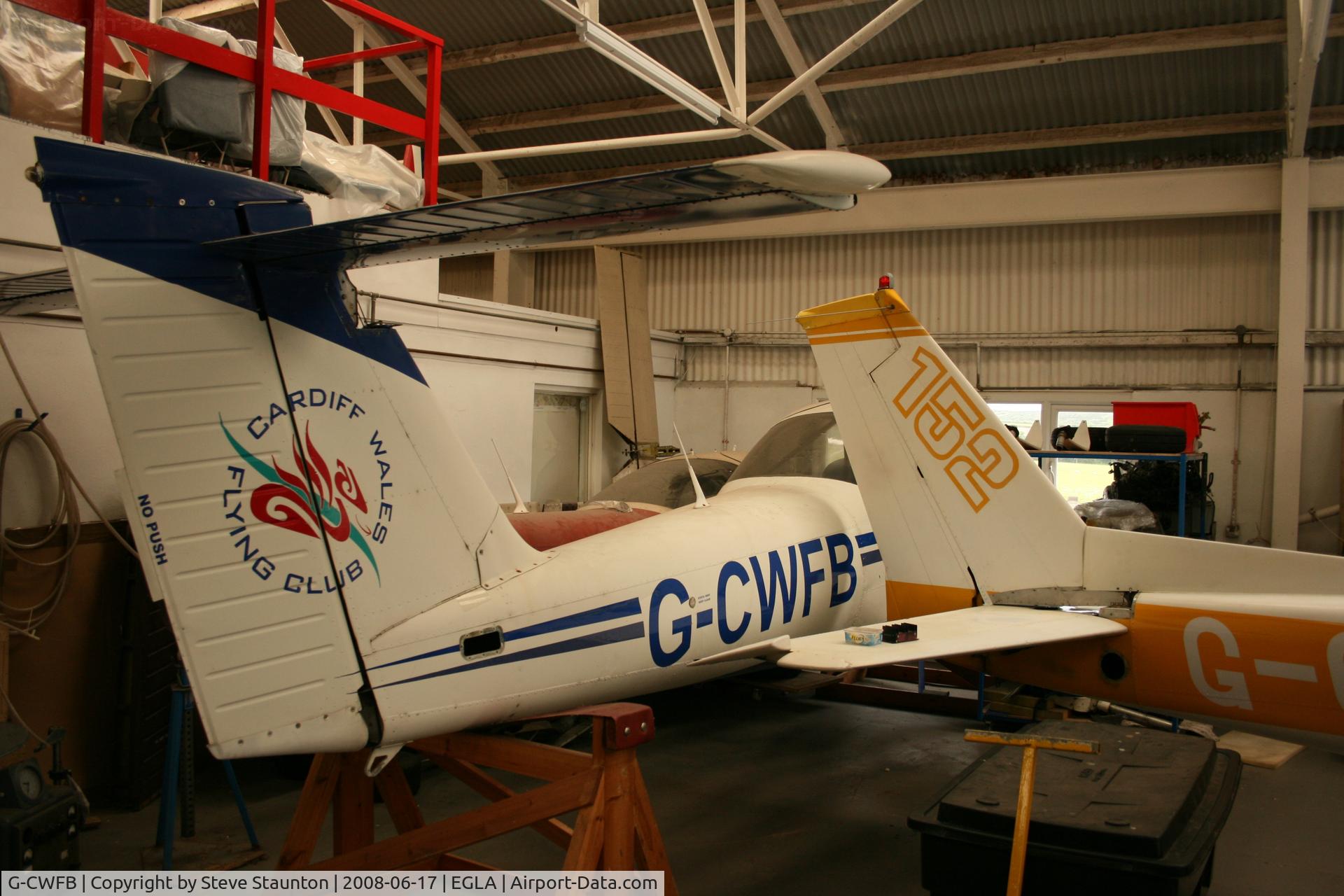 G-CWFB, 1978 Piper PA-38-112 Tomahawk Tomahawk C/N 38-78A0623, Taken at Bodmin Airfield, June 2008.