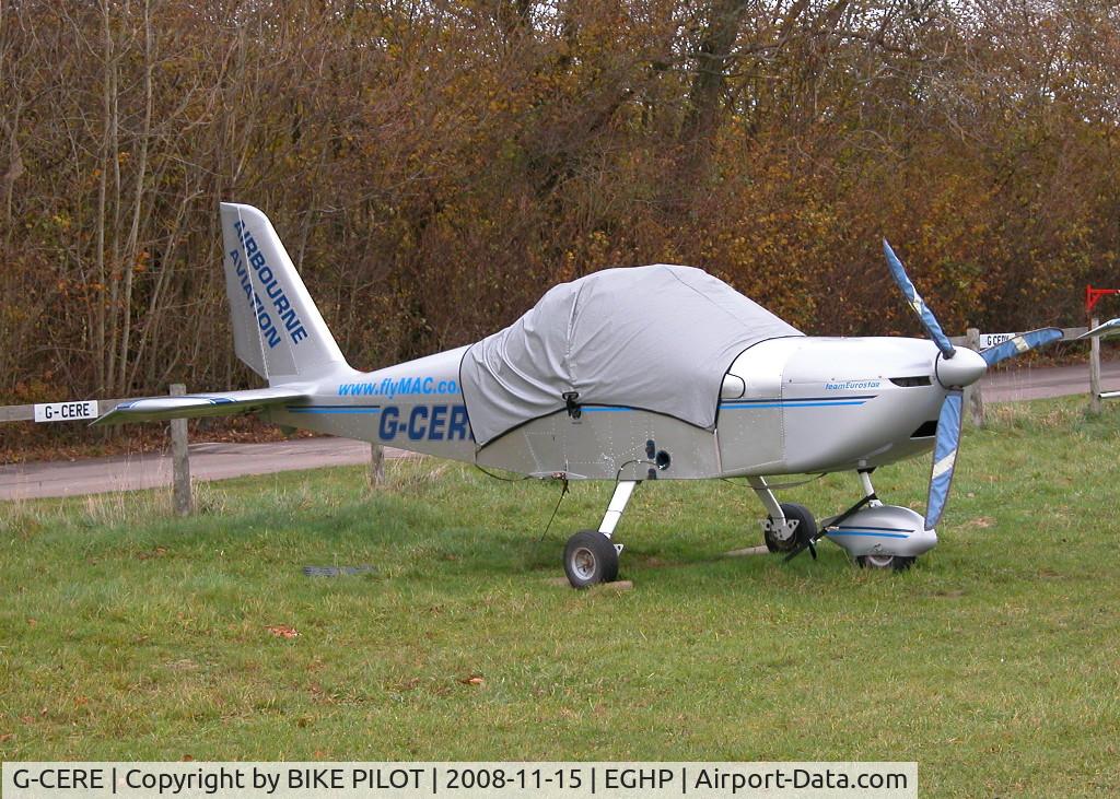 G-CERE, 2007 Cosmik EV-97 TeamEurostar UK C/N 2931, LOCAL TRAINING A/C SANS WINGS