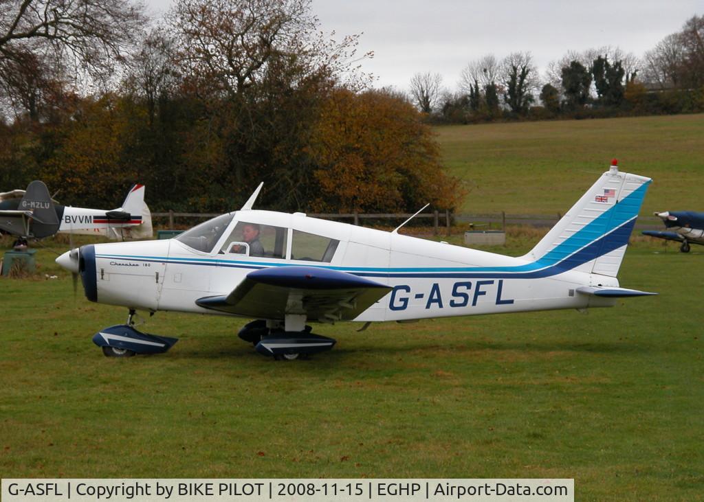 G-ASFL, 1963 Piper PA-28-180 Cherokee C/N 28-1170, JUST MOVED INTO POPHAM
