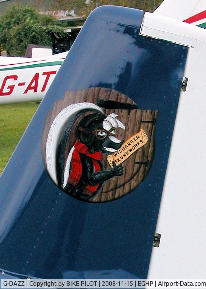 G-DAZZ, 2006 Vans RV-8 C/N PFA 303-14245, TAIL ART DETAIL