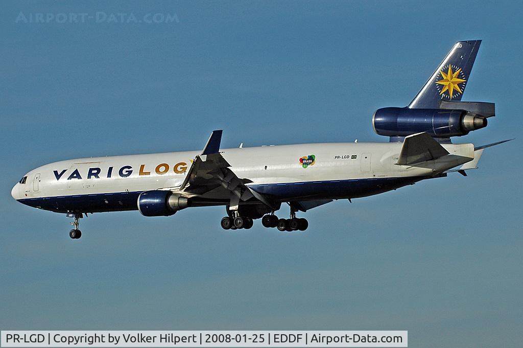 PR-LGD, 1990 McDonnell Douglas MD-11F C/N 48408, on final at FRA