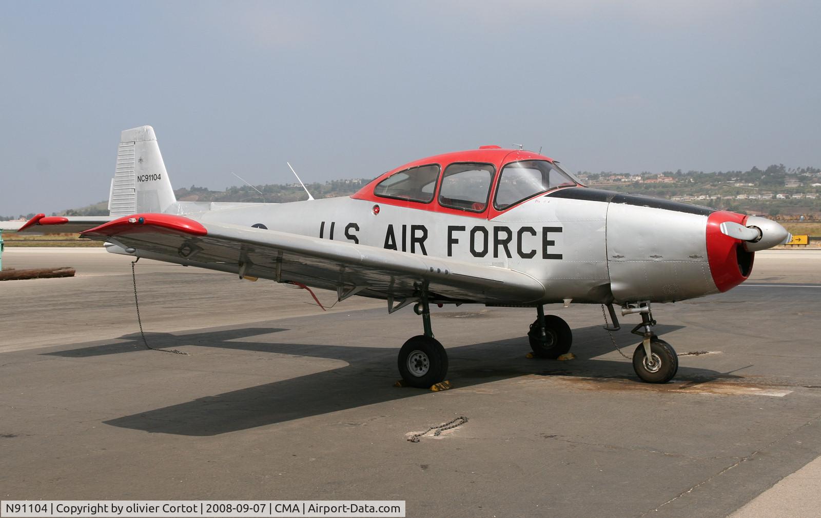 N91104, 1946 North American Navion C/N NAV-4-6, under the sun of california...