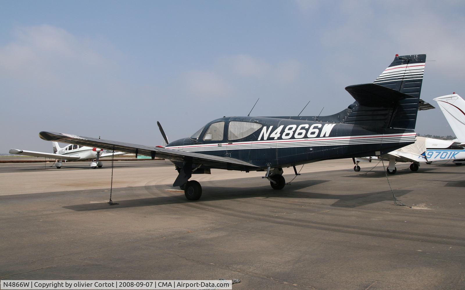 N4866W, 1976 Rockwell International 114 Commander C/N 14196, under the sun of california...