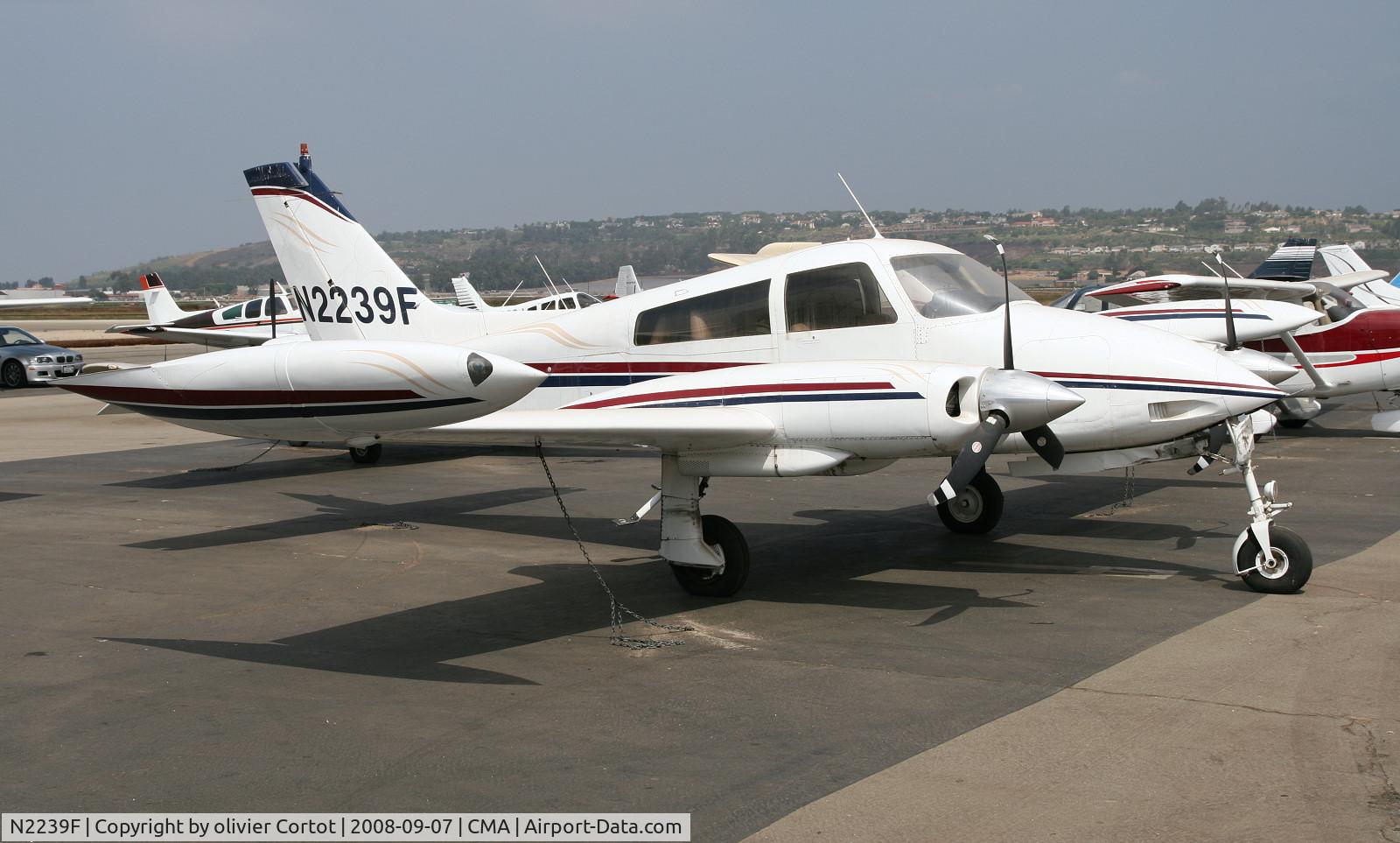 N2239F, 1966 Cessna 310L C/N 310L-0039, under the sun of california...