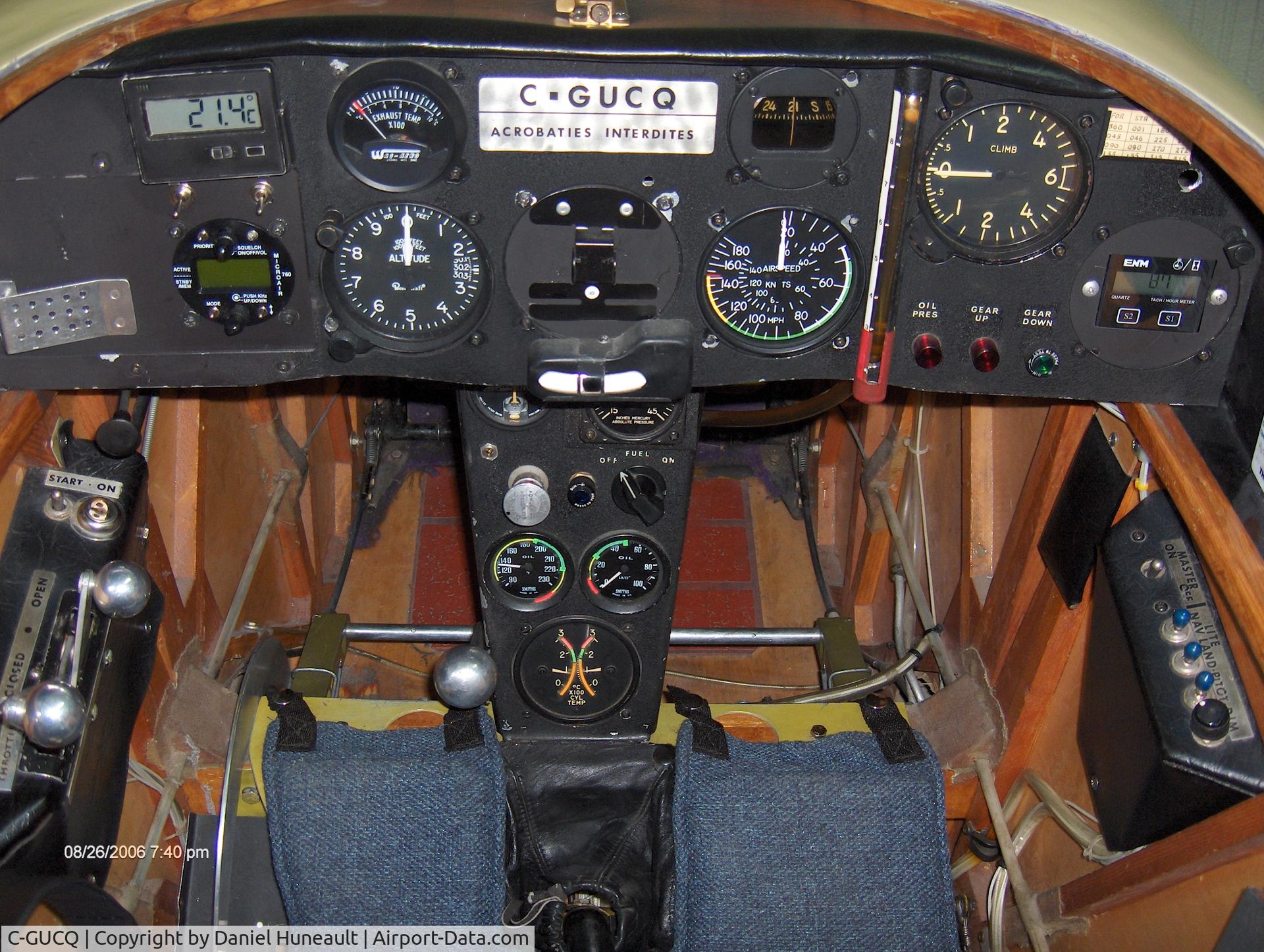 C-GUCQ, 1977 Rand Robinson KR-1 C/N 0101, C-GUCQ  instrument panel