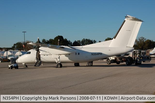 N354PH, 1997 De Havilland Canada DHC-8-202 Dash 8 C/N 498, It's all white now...
