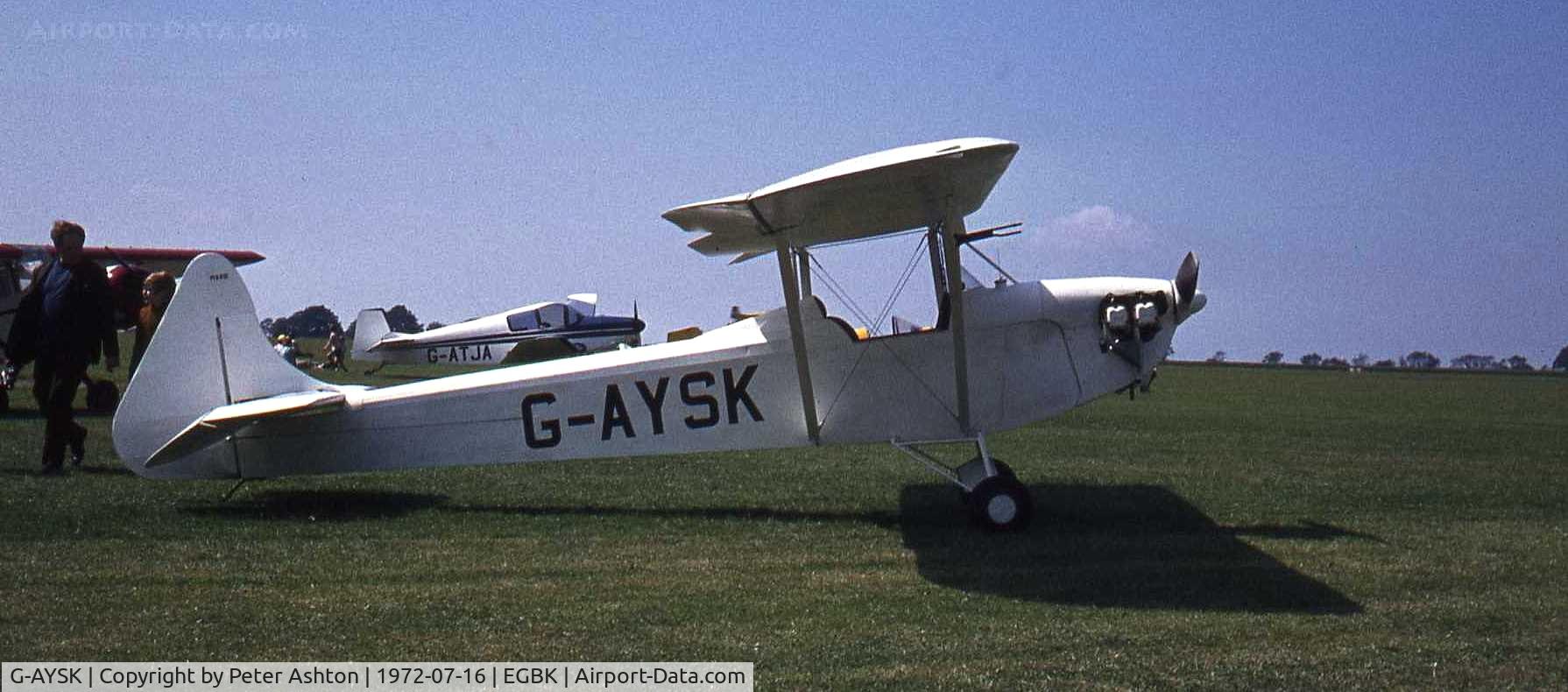 G-AYSK, 1971 Luton LA4A Minor C/N PFA 832, PFA Rally 1972