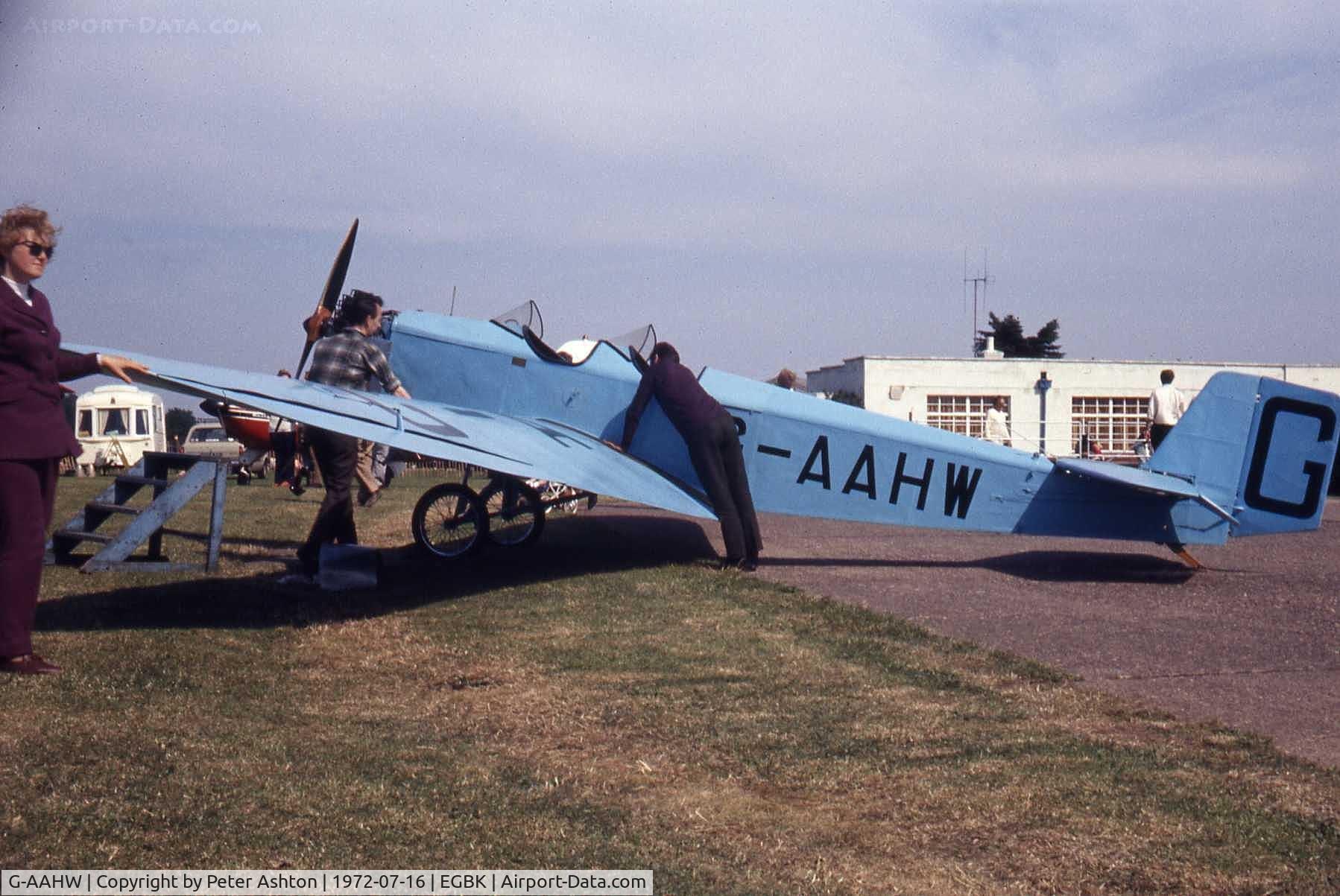 G-AAHW, 1929 Klemm L25-1A C/N 152, PFA Rally 1972