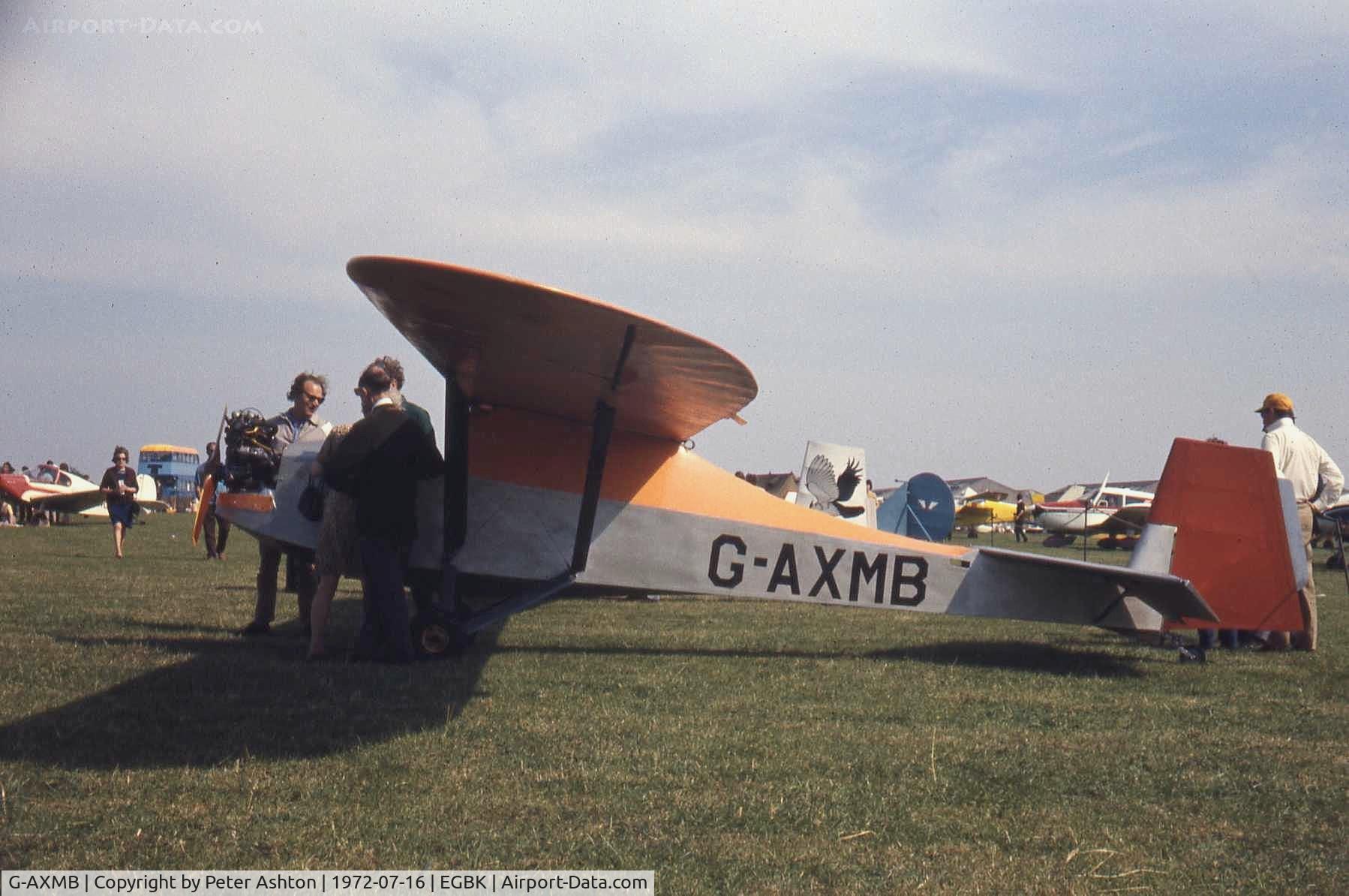 G-AXMB, 1971 Slingsby T-31 Cadet Motor Glider II C/N VM590, PFA Rally 1972