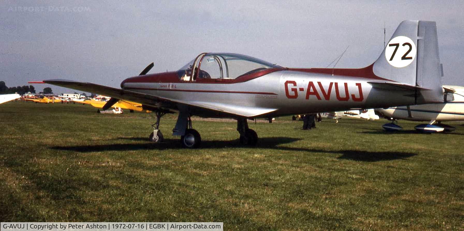 G-AVUJ, 1967 Laverda F-8L Falco 4 C/N 412, PFA Rally 1972