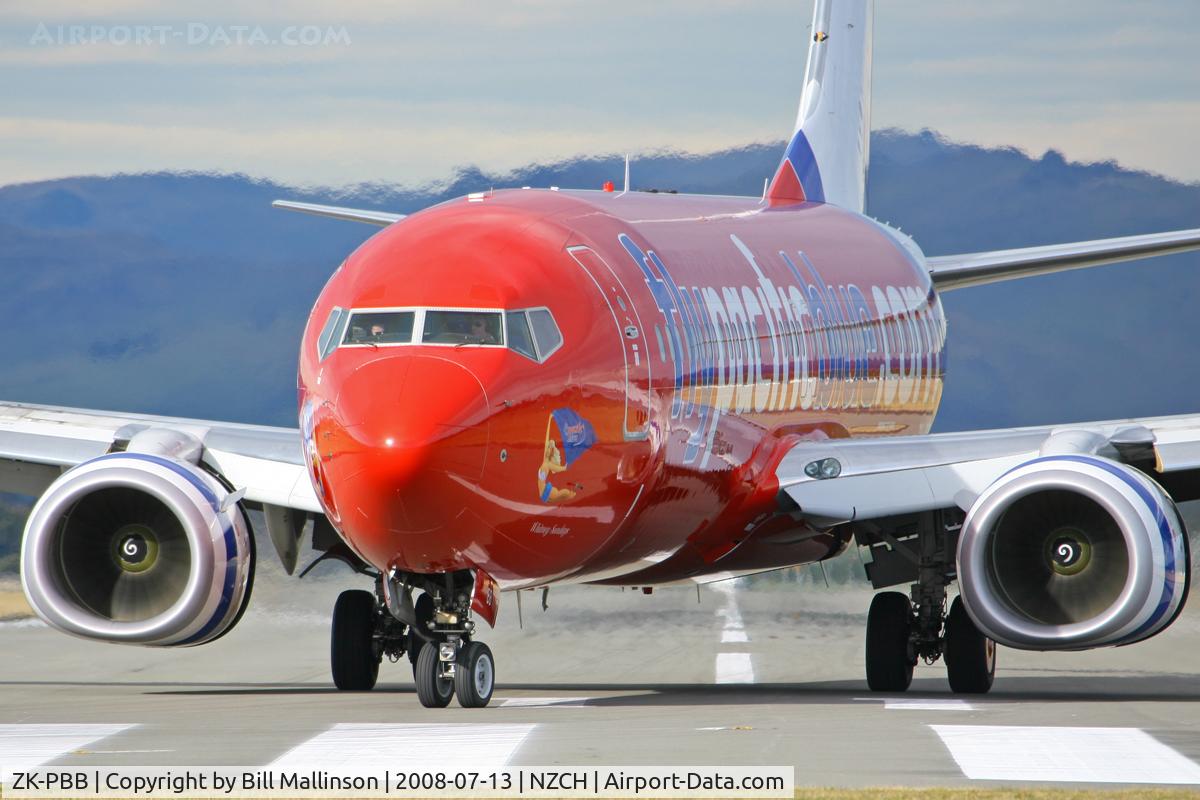 ZK-PBB, 2003 Boeing 737-8FE C/N 33797, nice close shots when they land on 29, thanks to the warm,gusty nor'westers
