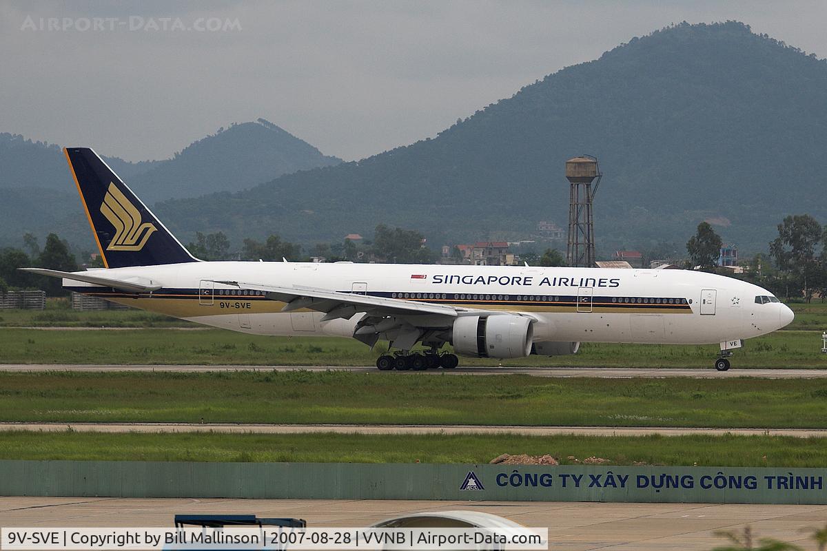 9V-SVE, 2001 Boeing 777-212/ER C/N 30870, They do need to cut that grass!.  Prior to my return to Saigon on VN319