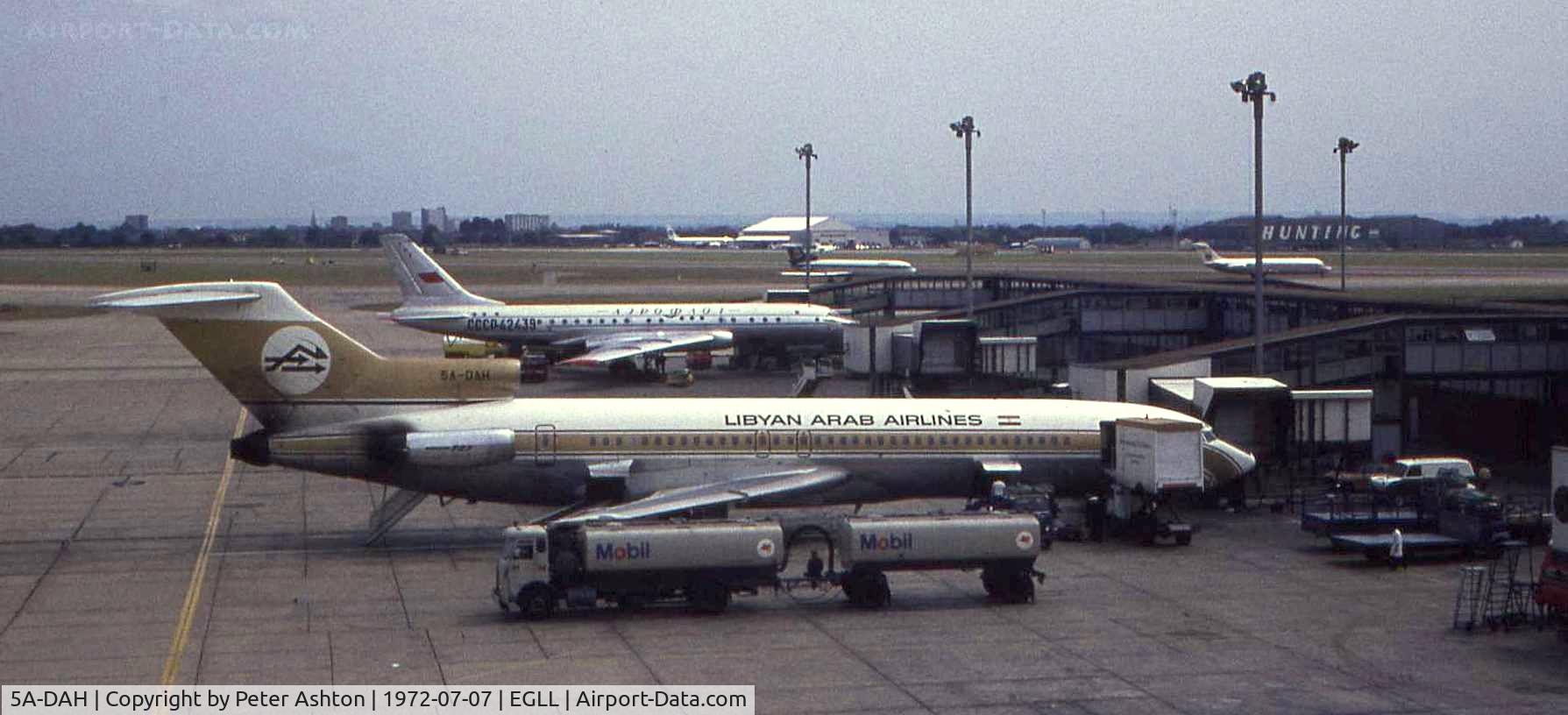 5A-DAH, 1970 Boeing 727-224 C/N 20244, Libyan Arab Airlines