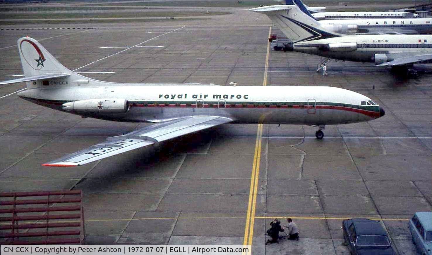 CN-CCX, 1960 Sud Aviation SE-210 Caravelle III C/N 057, Royal Air Maroc