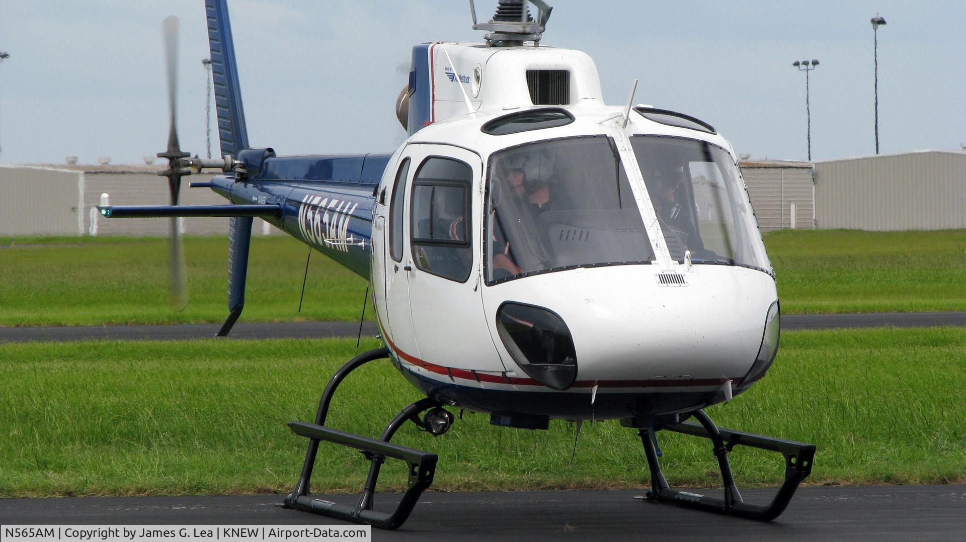 N565AM, 2008 Eurocopter AS-350B-2 Ecureuil C/N 4399, This aircraft was one of the many involved in the massive airlift of patients out of New Orleans prior to Hurricane Gustav.