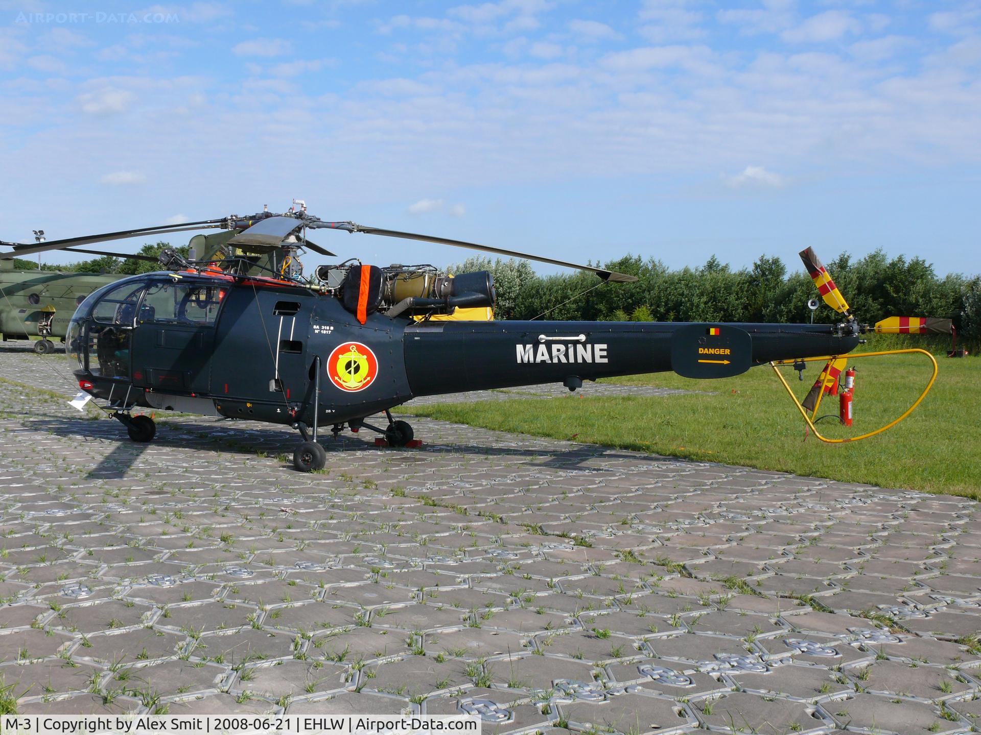 M-3, Aérospatiale SA-316B Alouette III C/N 1817, Aerospatiale SA316B Alouette III M-3 Belgian Air Component