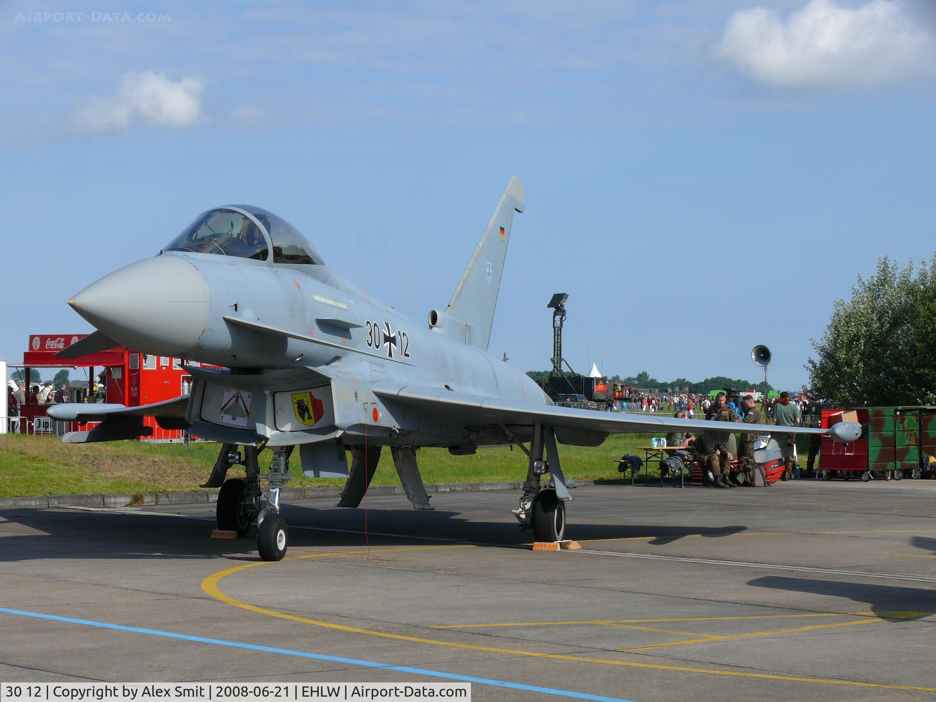 30 12, 2006 Eurofighter EF-2000 Typhoon S C/N GS006, Eurofighter EF2000 Typhoon 30#12 German Air Force