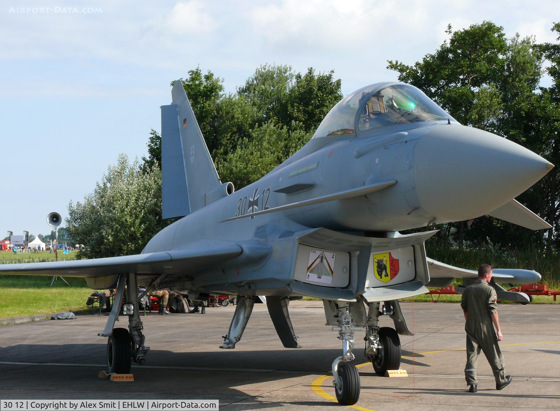 30 12, 2006 Eurofighter EF-2000 Typhoon S C/N GS006, Eurofighter EF2000 Typhoon 30#12 German Air Force