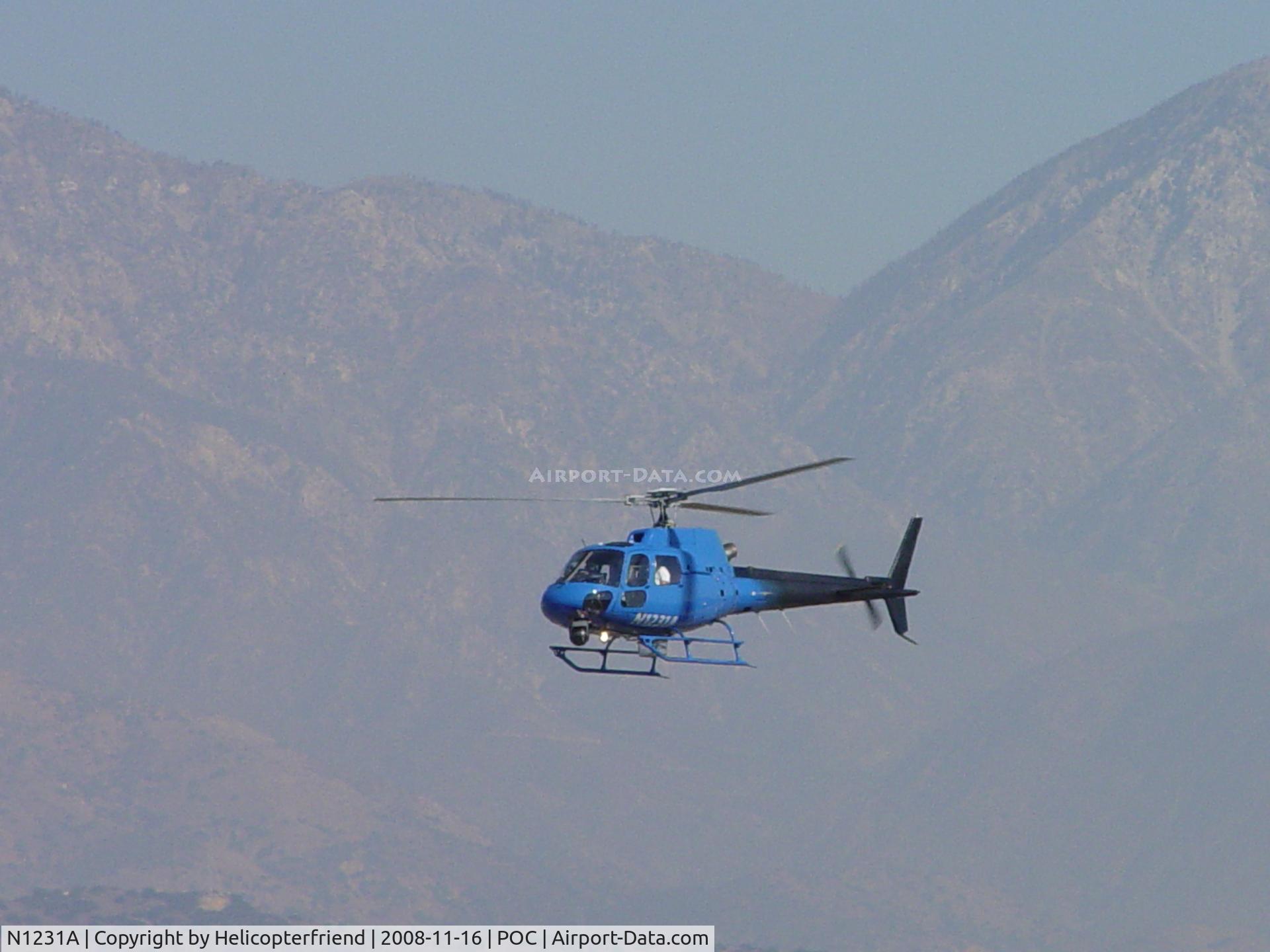 N1231A, 2003 Eurocopter AS-350B-2 Ecureuil Ecureuil C/N 3682, Inbound Brackett