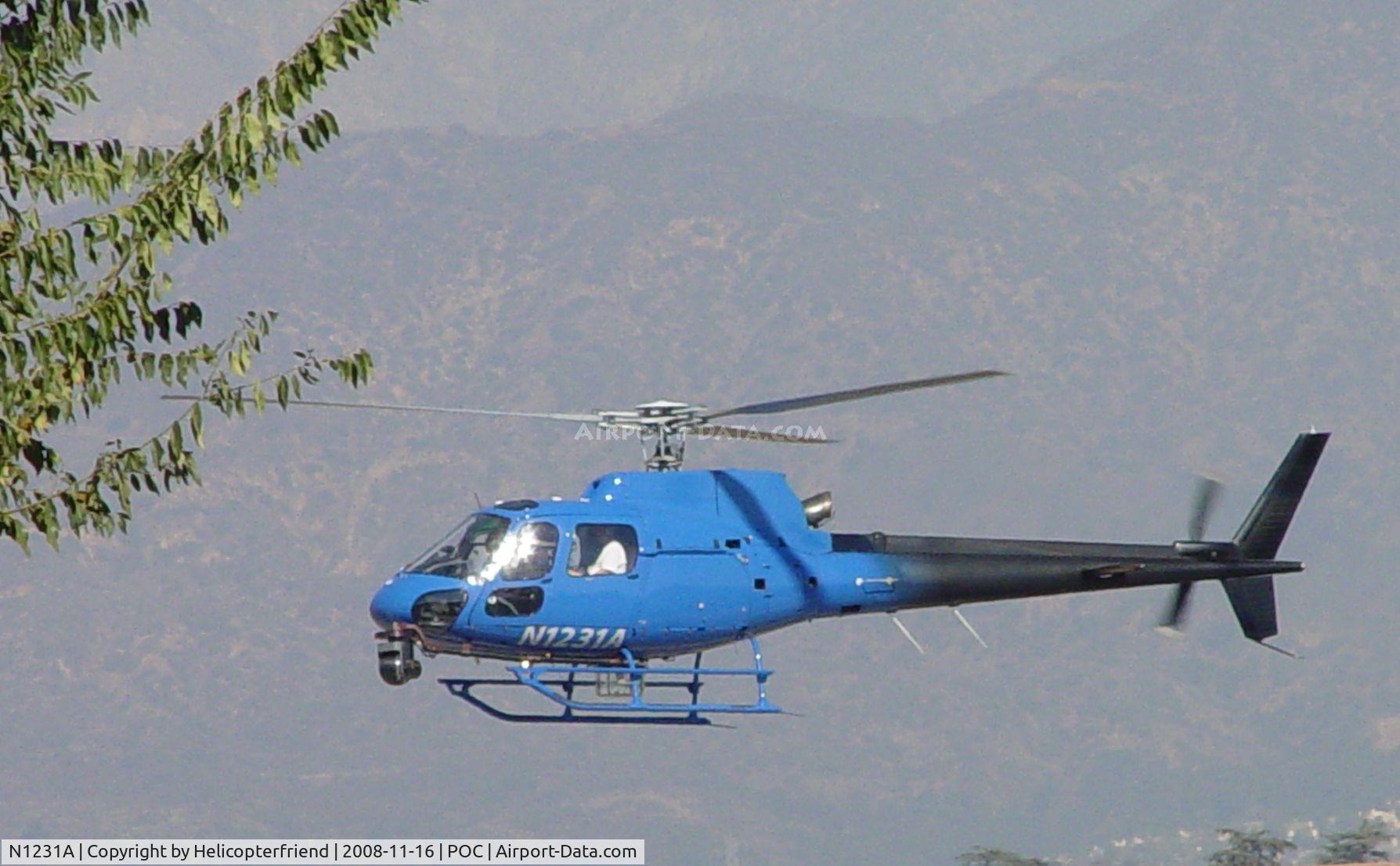 N1231A, 2003 Eurocopter AS-350B-2 Ecureuil Ecureuil C/N 3682, Ready to touch down