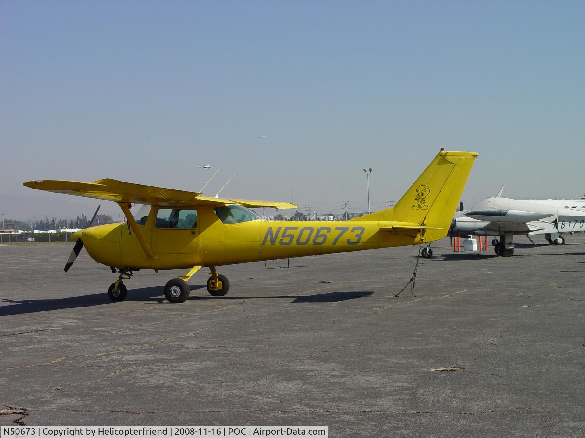 N50673, 1968 Cessna 150J C/N 15069477, I taught I saw a Tweety Bird, I did, I did