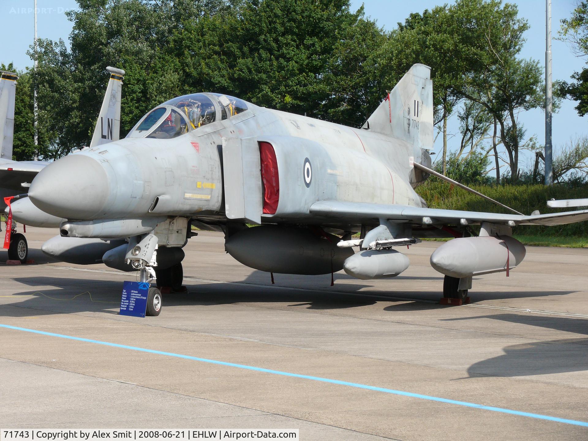 71743, 1977 McDonnell Douglas F-4E AUP Phantom II C/N 4995, McDonnell-Douglas F-4E (AUP) Phantom 71743 Greek Air Force