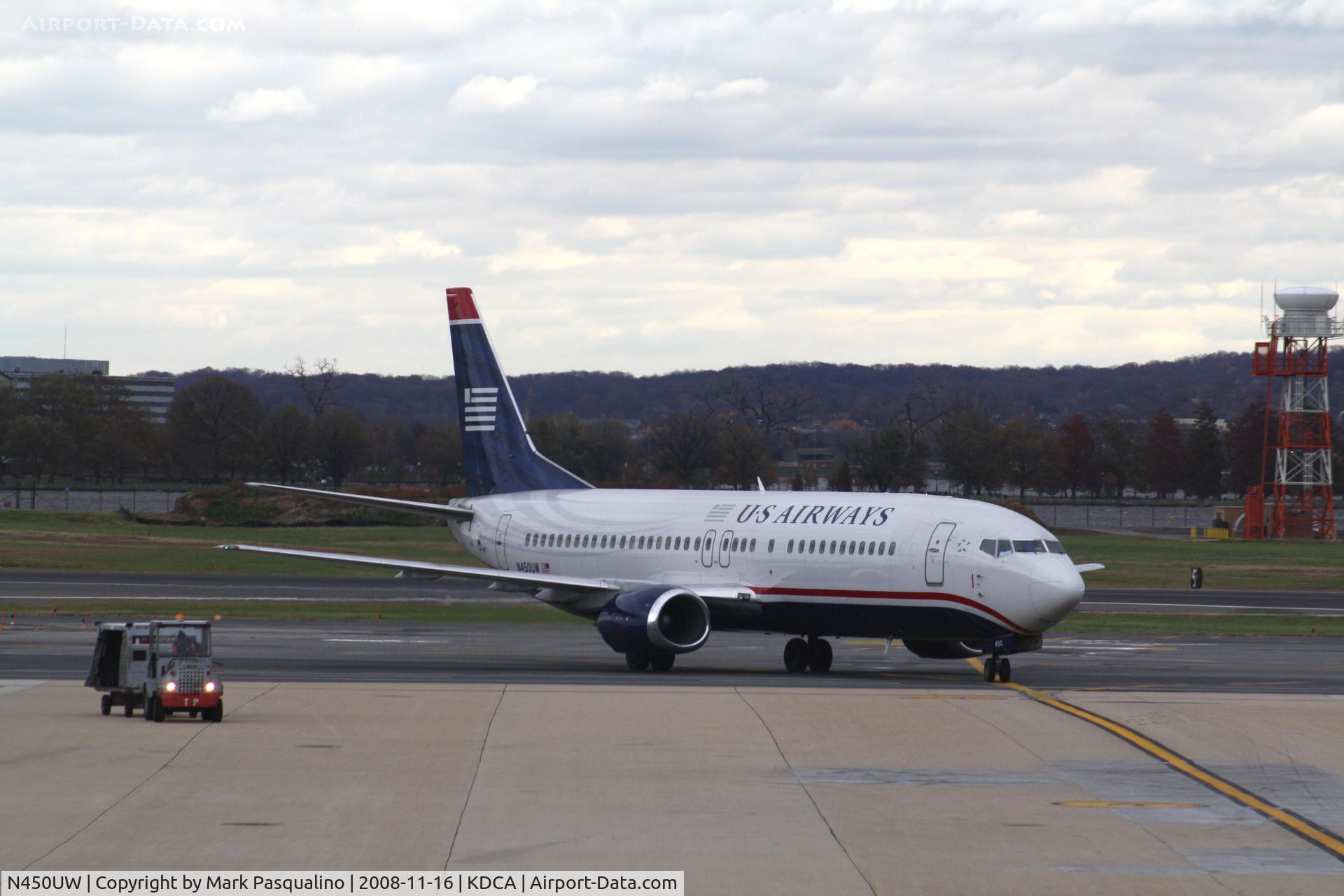 N450UW, 1990 Boeing 737-4B7 C/N 24933, Boeing 737-400