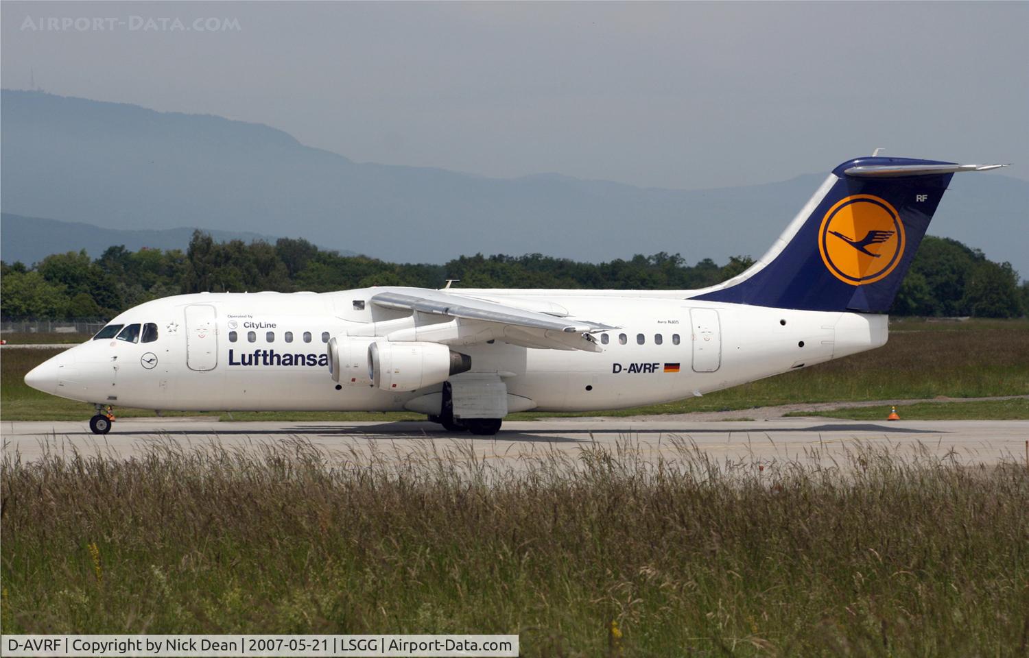 D-AVRF, 1995 British Aerospace Avro 146-RJ85 C/N E.2269, /