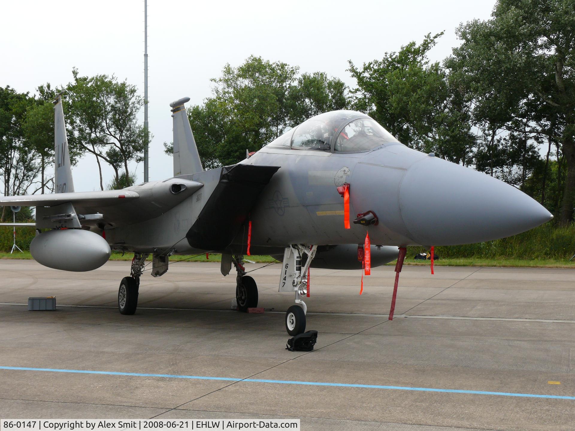 86-0147, 1986 McDonnell Douglas F-15C Eagle C/N 0993/C375, McDonnell-Douglas F-15C Eagle 86-0147/LN US Air Force