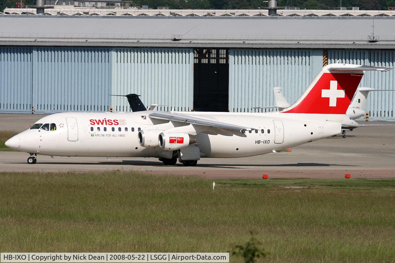 HB-IXO, 1996 British Aerospace Avro 146-RJ100 C/N E3284, /