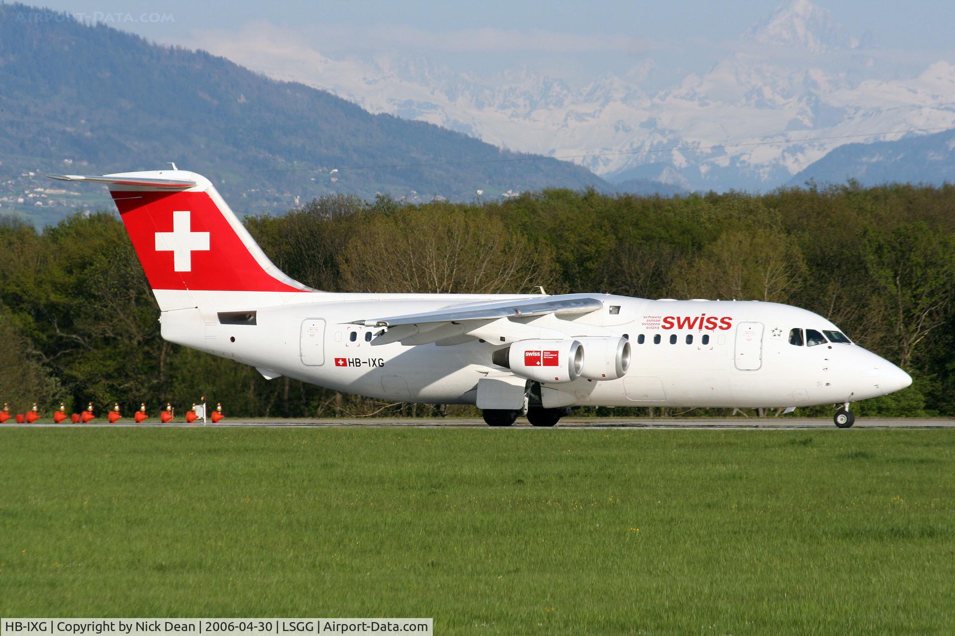 HB-IXG, 1993 British Aerospace Avro 146-RJ85 C/N E.2231, /