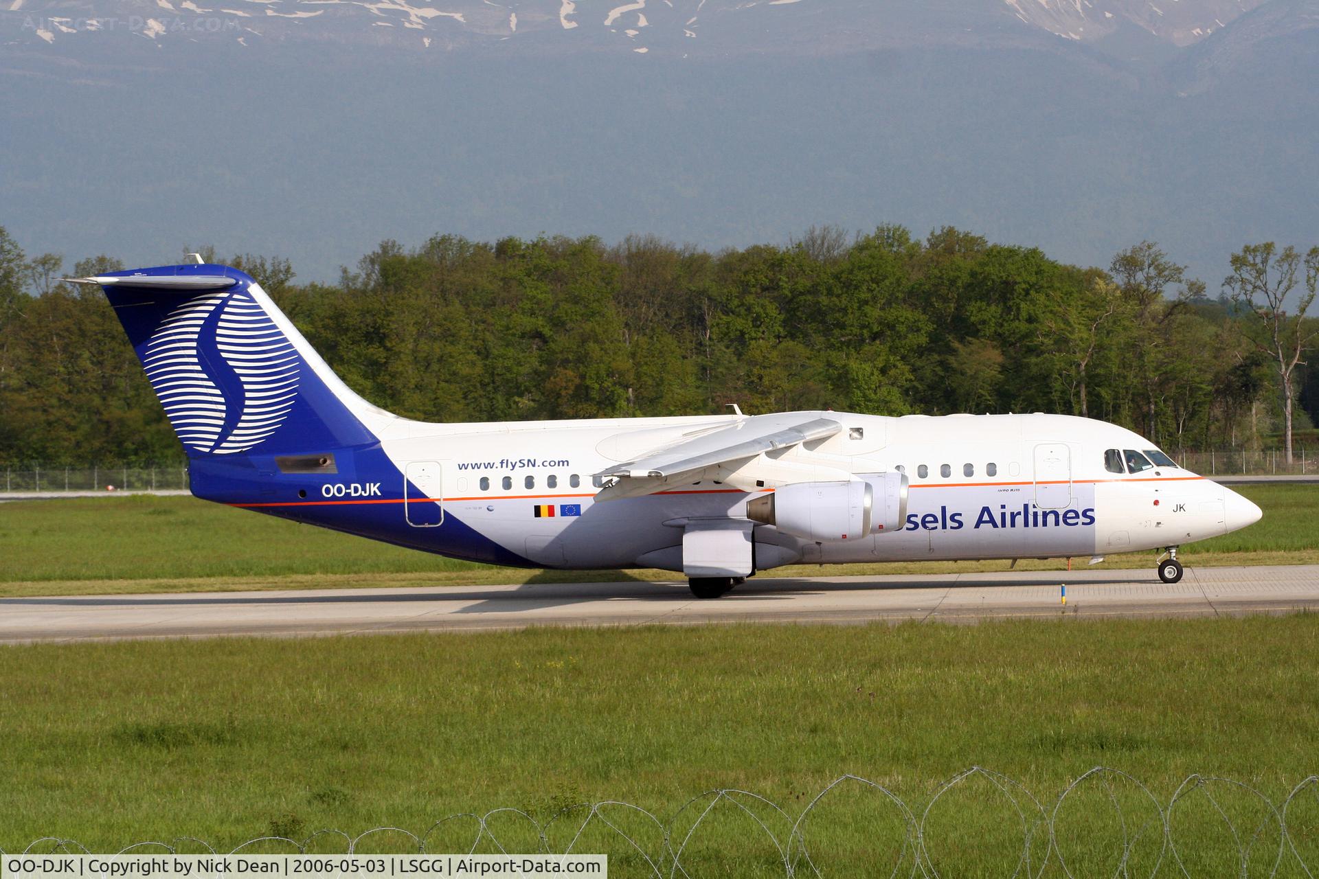 OO-DJK, 1995 British Aerospace Avro 146-RJ85 C/N E.2271, /