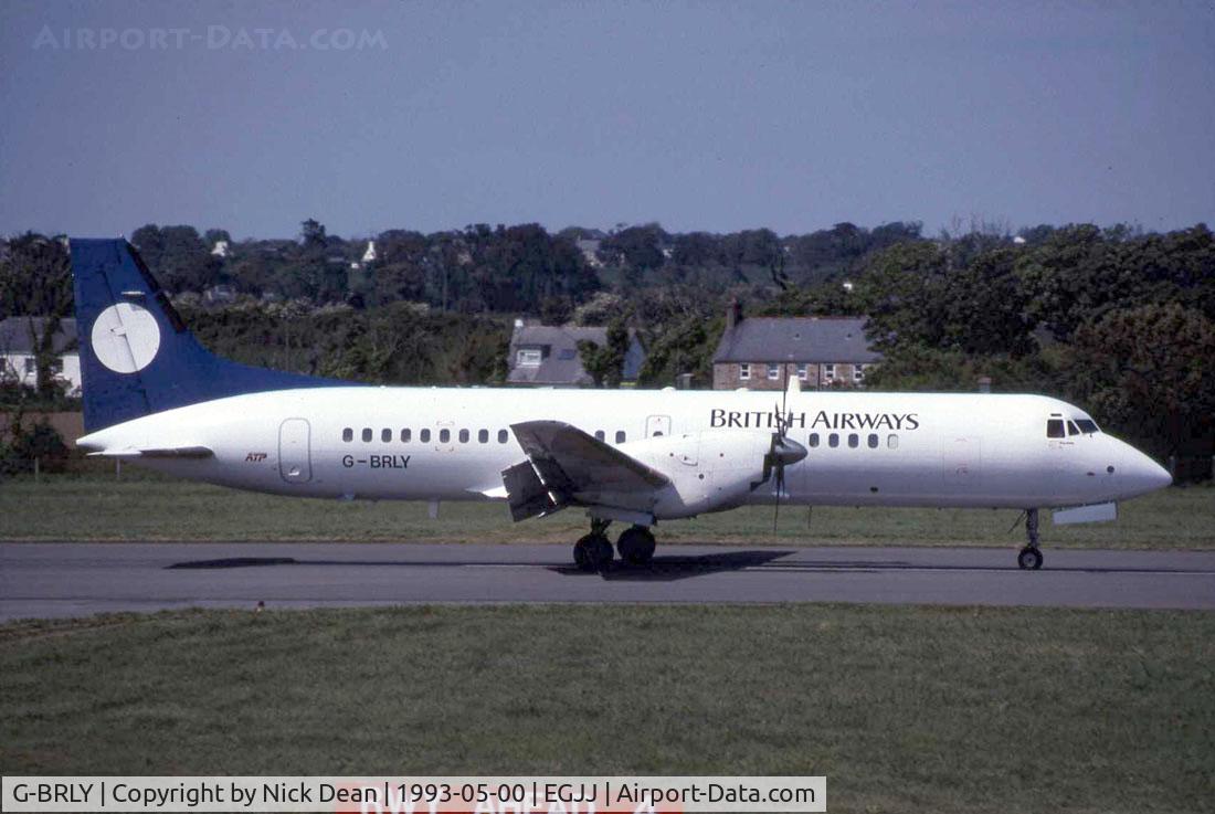 G-BRLY, 1990 British Aerospace ATP C/N 2025, /