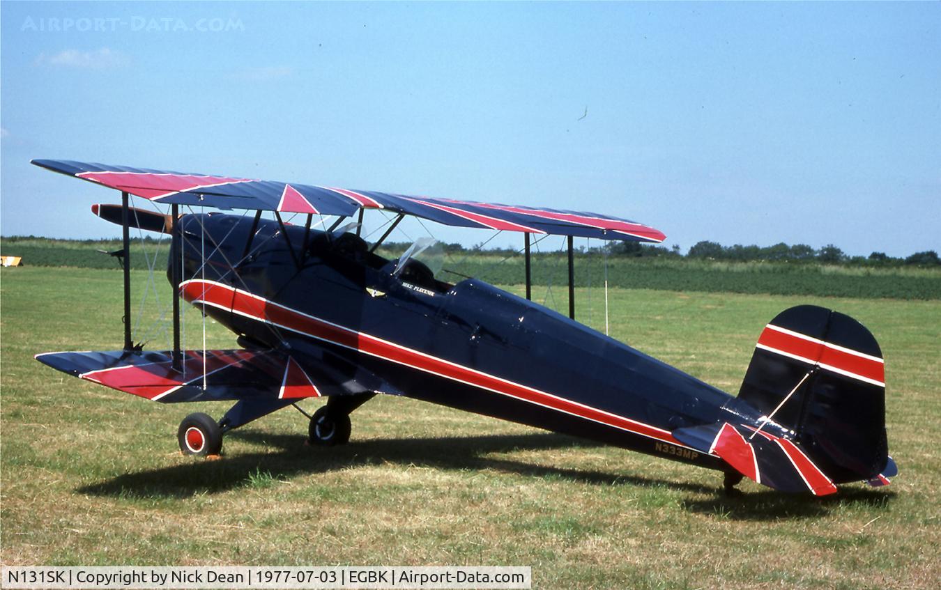 N131SK, 1953 CASA 1-131E Jungmann C/N 2033, Shot as N333MP but now as listed N131SK (N333MP doesnt appear in the DB as the CASA)