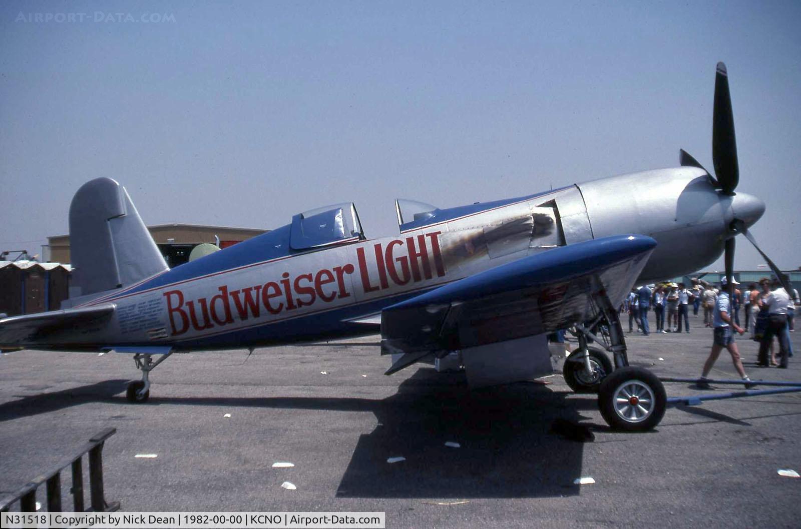 N31518, 1943 Fighter Rebuilders GOODYEAR-REBUILDER C/N 0020, W/O 19 Mar 1994 at Williams AZ